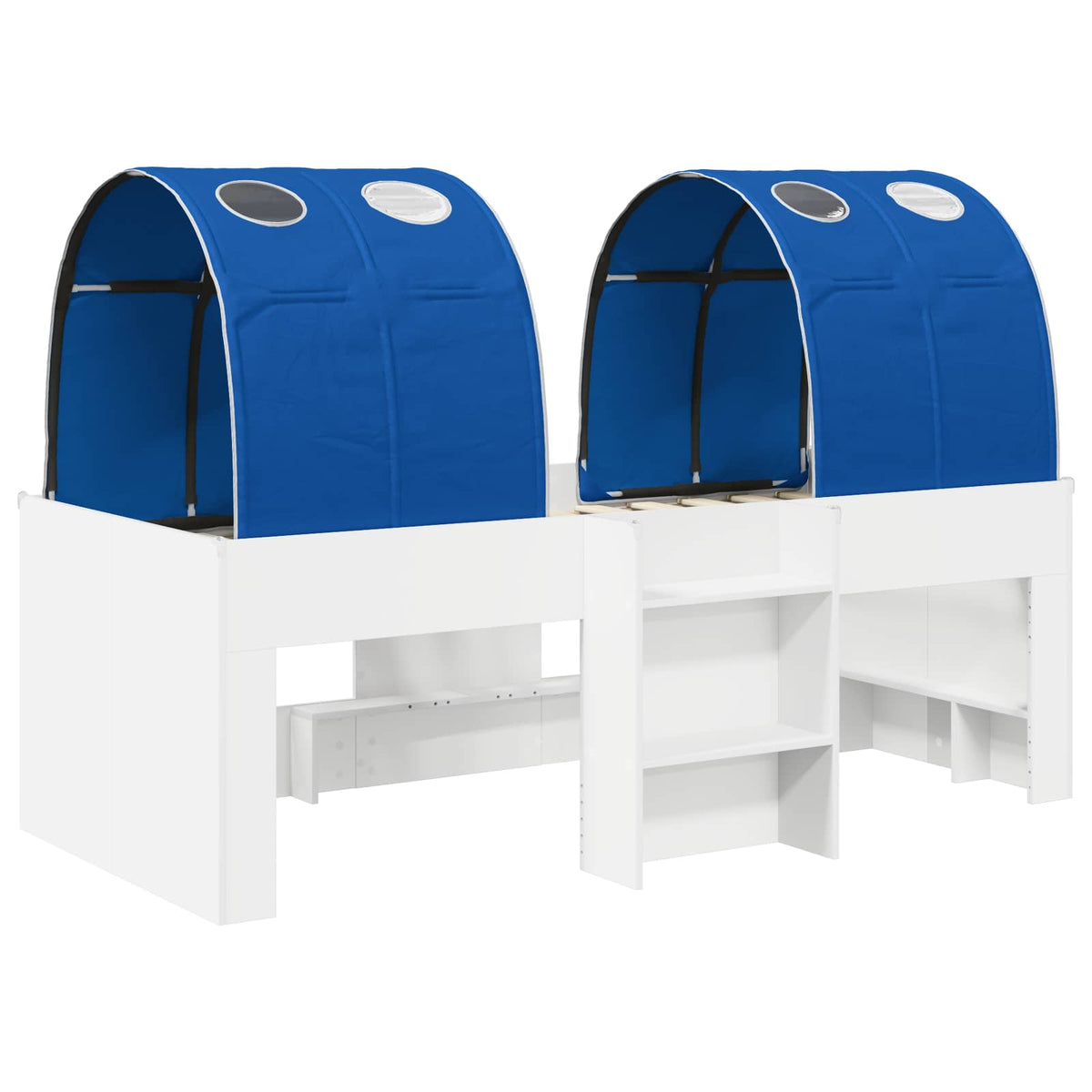 Krevet s Tunnels 3 kom. Bijela i plava Konstruirano drvo 193 x 96,1 x 68,5 cm