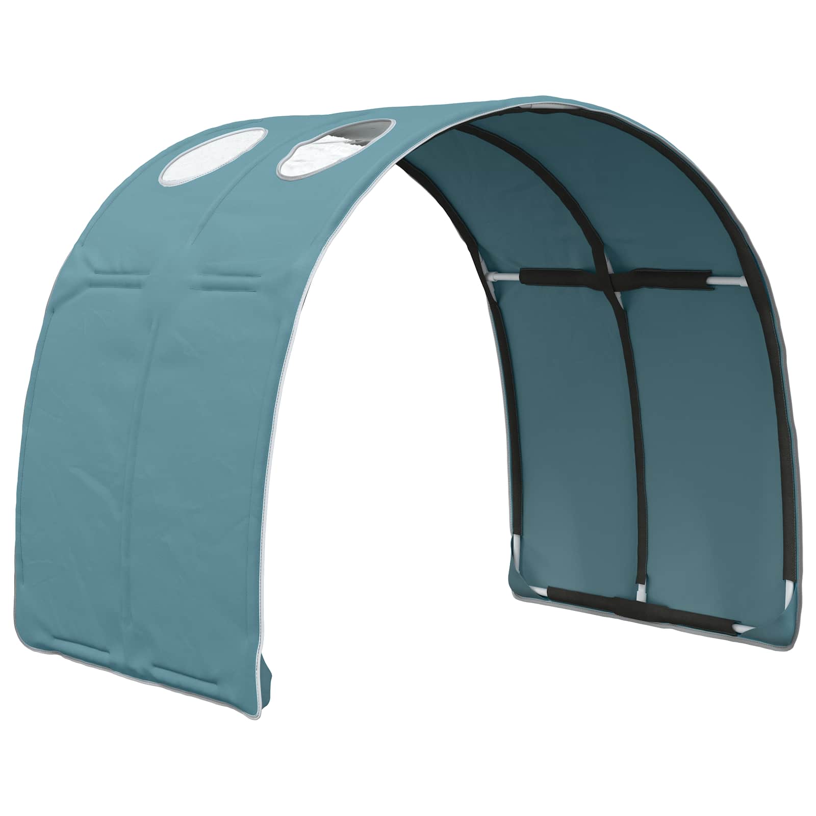Krevet s tunelom 4 pcs Artisian hrast i svijetlo plava