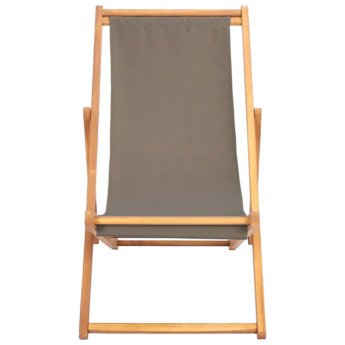 ležaljka Sivosmeđa Čvrsto teak drvo