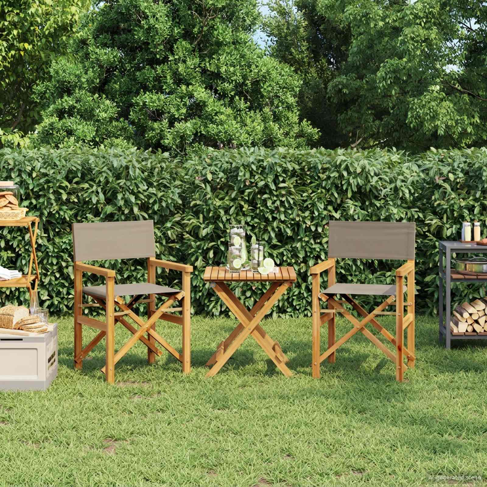 Stolac za blagovanje 56 x 54 x 87 cm 100% poliester čvrsti teak
