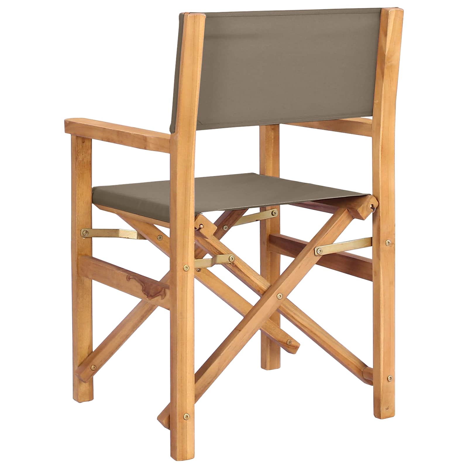 Stolac za blagovanje 56 x 54 x 87 cm 100% poliester čvrsti teak
