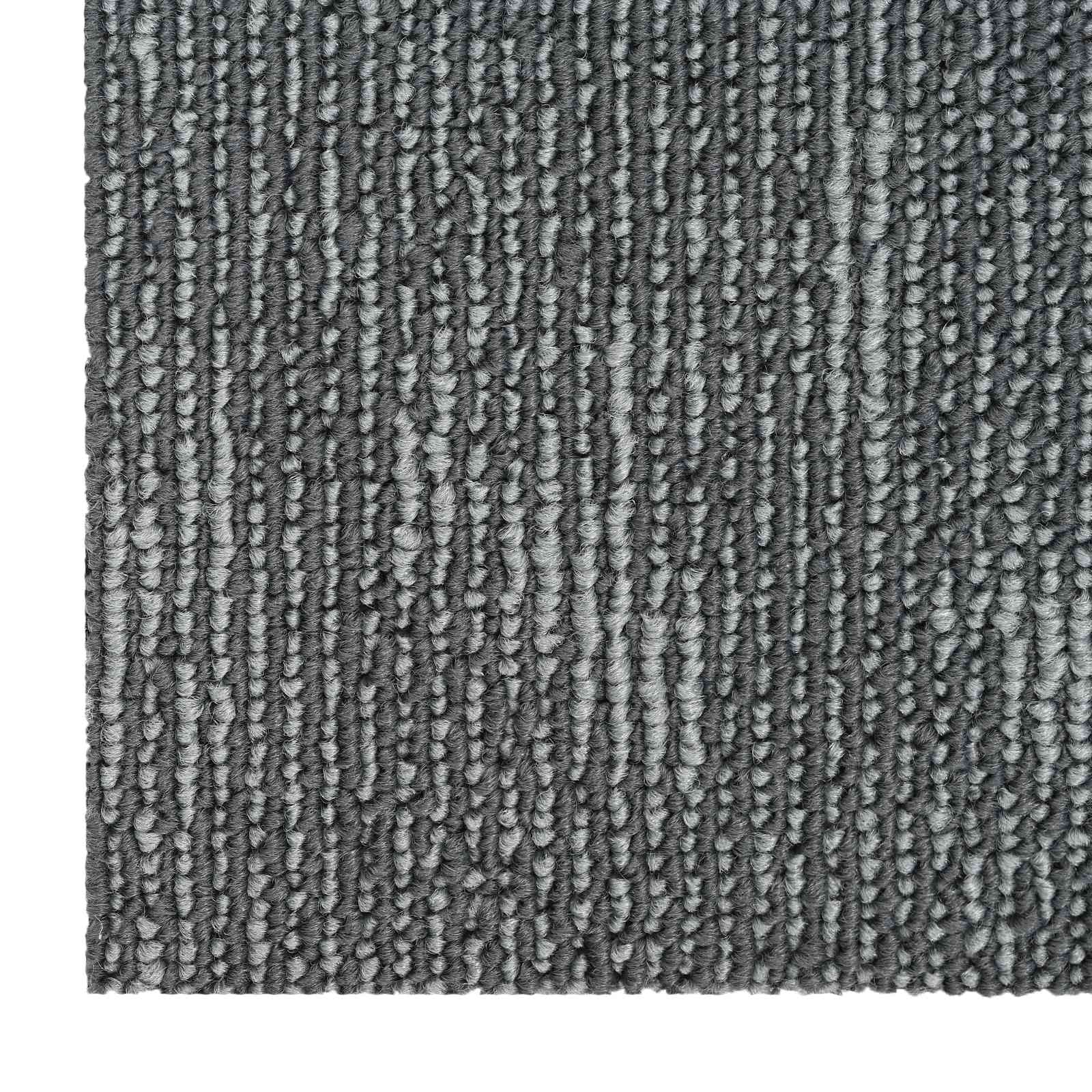 Tepih pločica Betonska siva 50 x 50 cm 4 pcs PP i bitumen