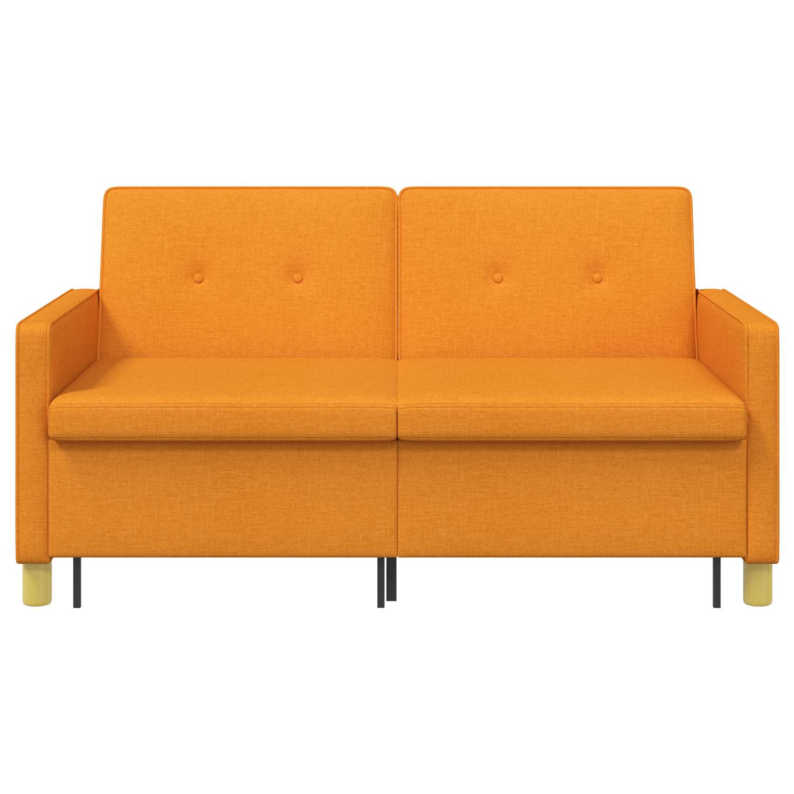 Krevet-sofa na razvlačenje Tamno žuta Tkanina