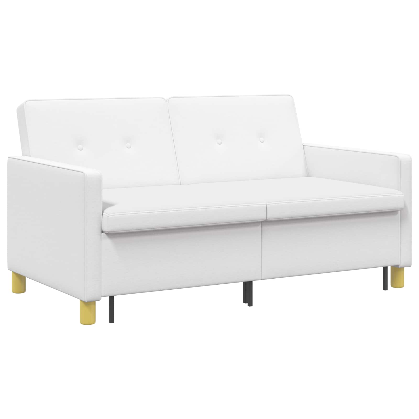 Krevet-sofa na razvlačenje Bijela Tkanina