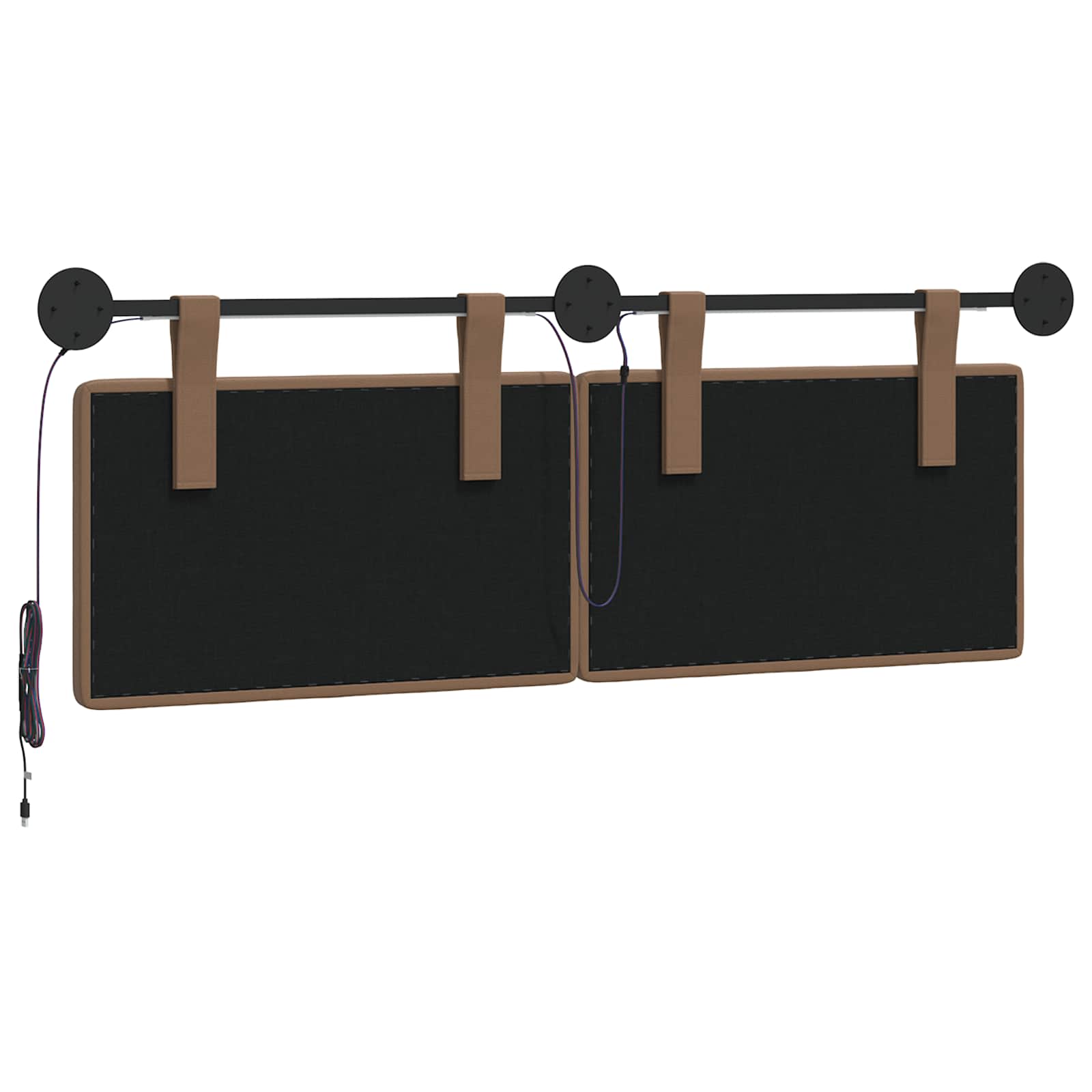Viseće uzglavlje kreveta Boja cappuccina Umjetna koža