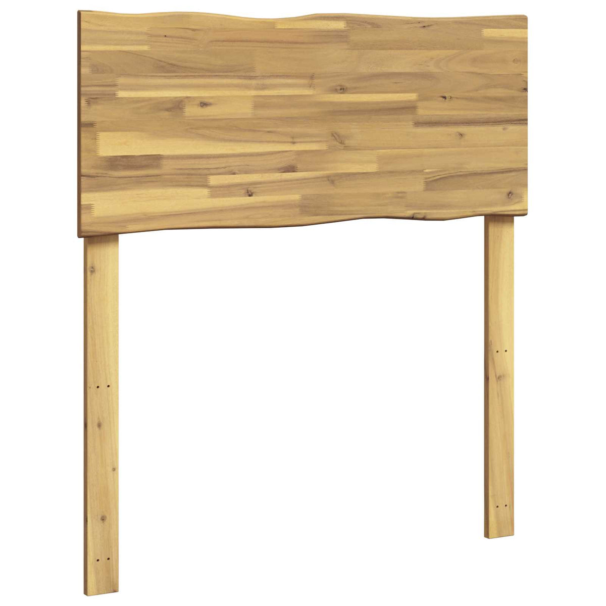 Uzglavlje s prirodnim rubom ROSTOCK Bijela 80 cm