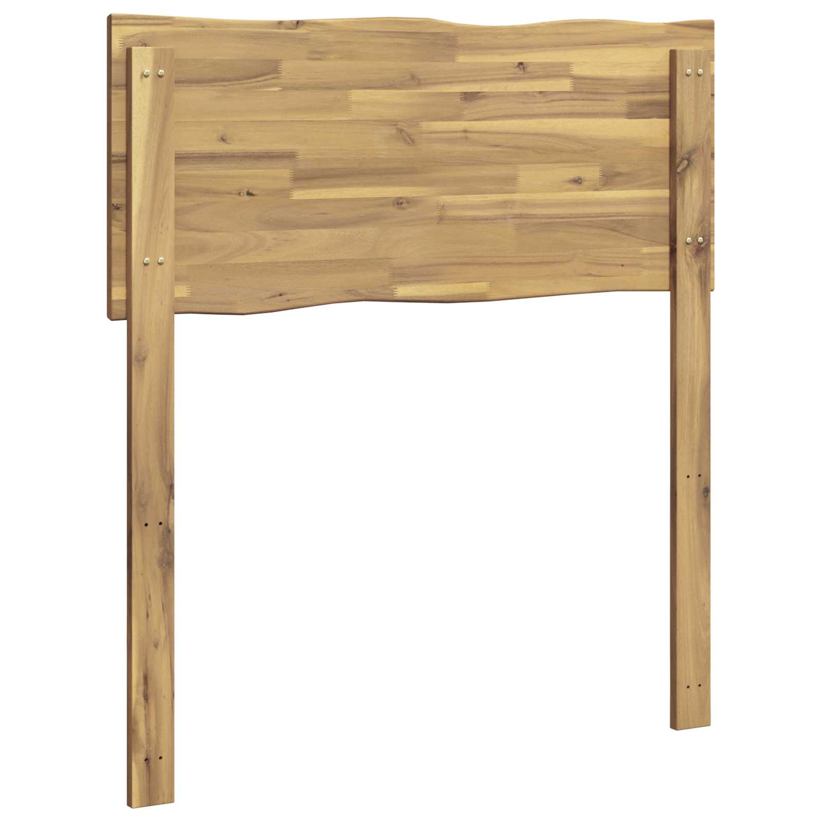 Uzglavlje s prirodnim rubom ROSTOCK Bijela 80 cm