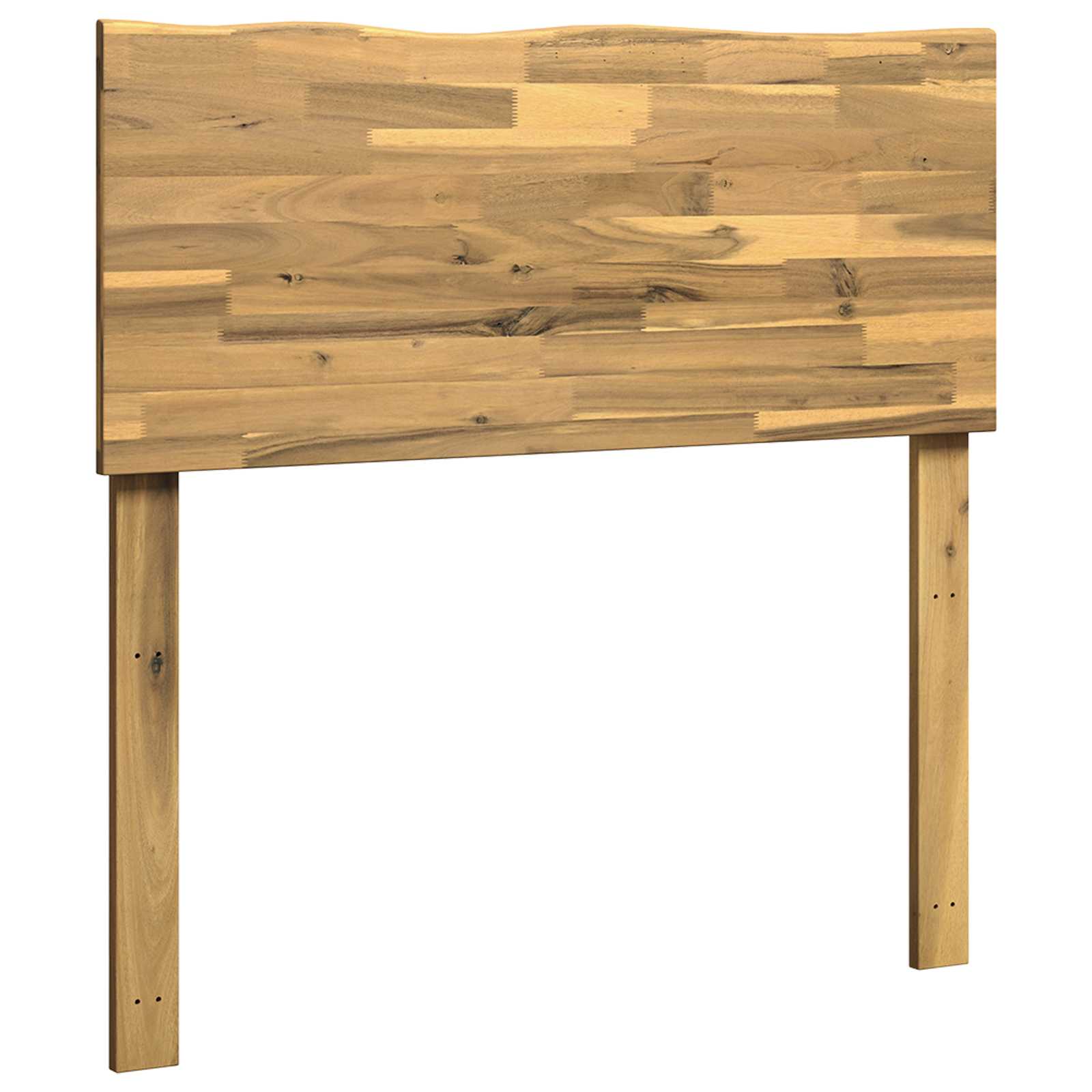 Uzglavlje s prirodnim rubom ROSTOCK Bijela 80 cm