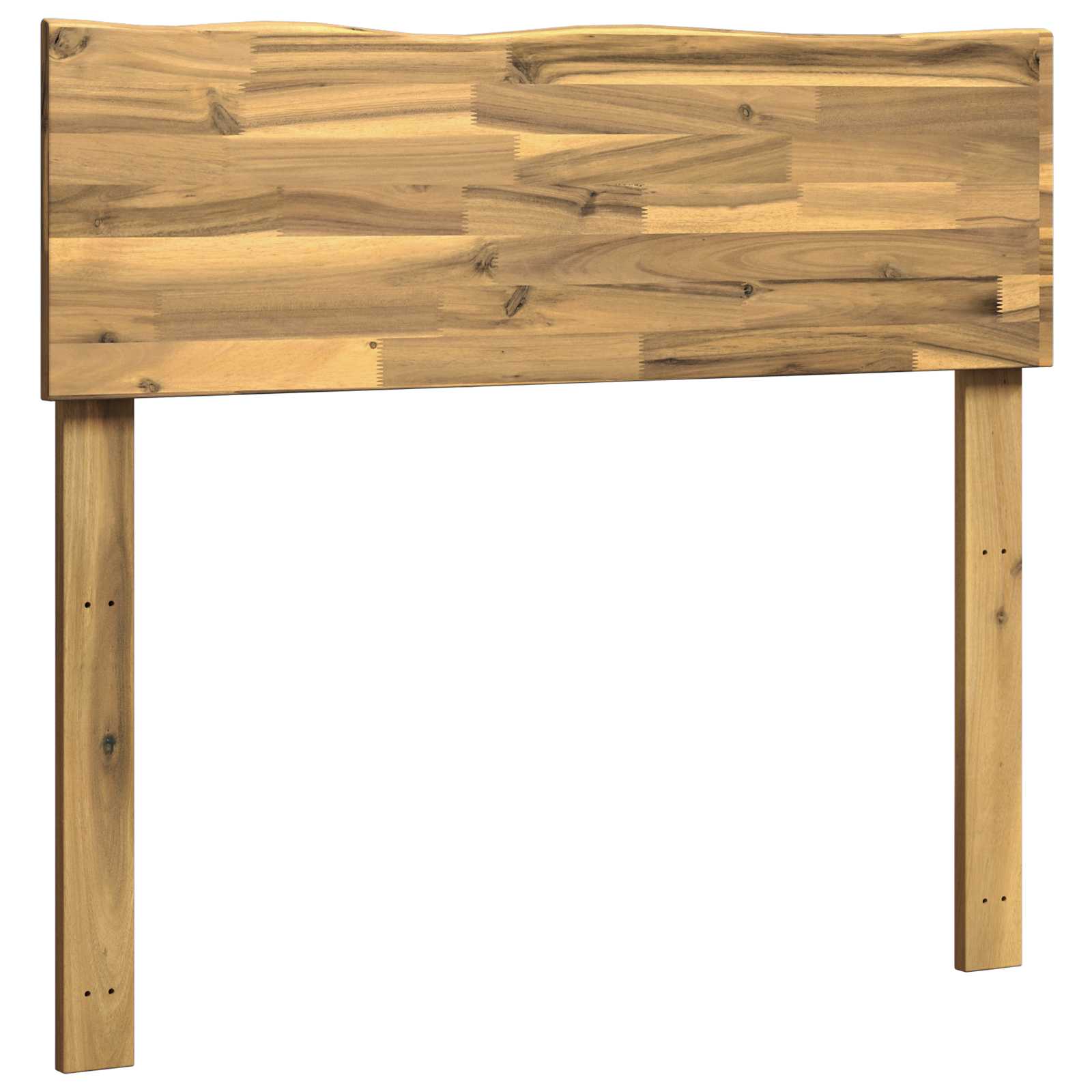 Uzglavlje s prirodnim rubom ROSTOCK Bijela 80 cm