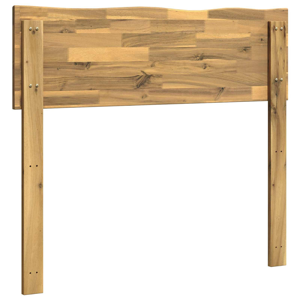 Uzglavlje s prirodnim rubom ROSTOCK Bijela 80 cm