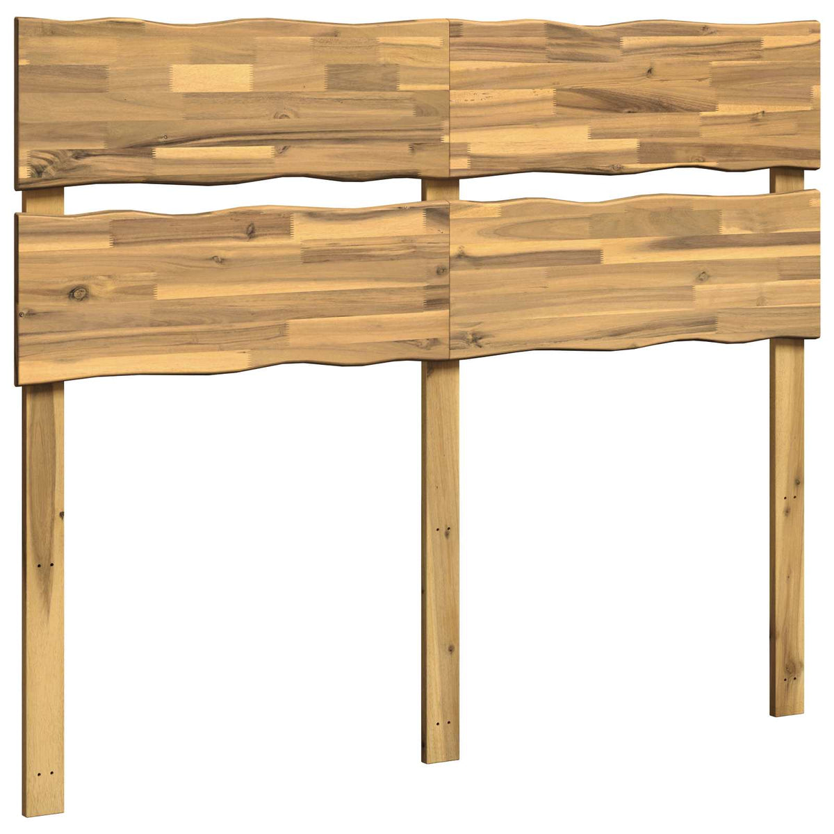 Uzglavlje s prirodnim rubom ROSTOCK Bijela 150 cm