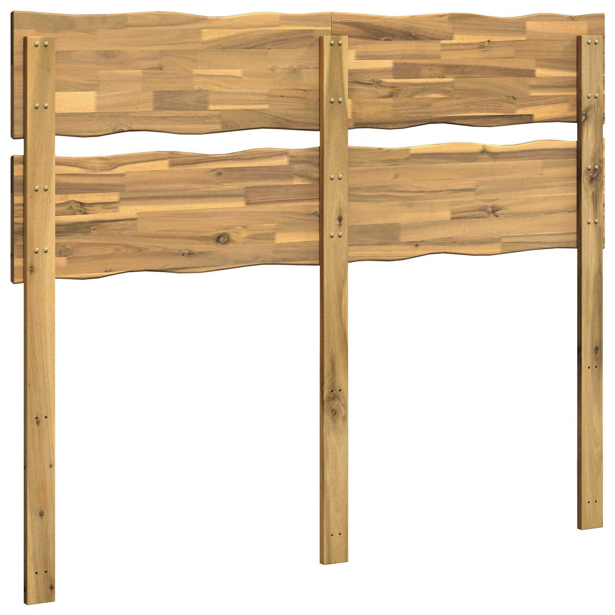Uzglavlje s prirodnim rubom ROSTOCK Bijela 150 cm