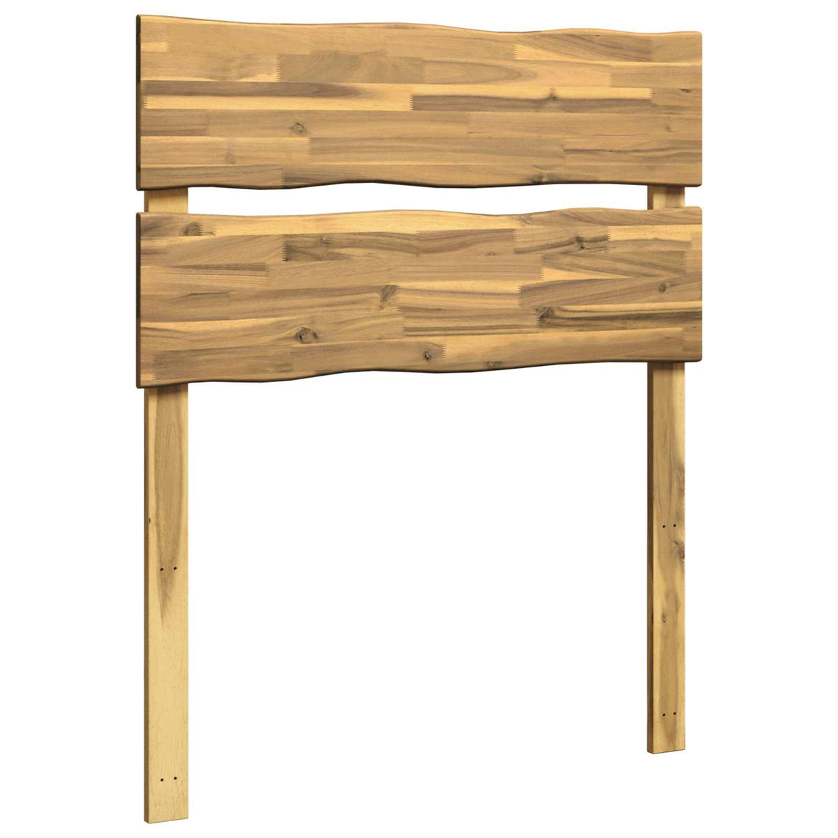 Uzglavlje s prirodnim rubom ROSTOCK Bijela 75 cm