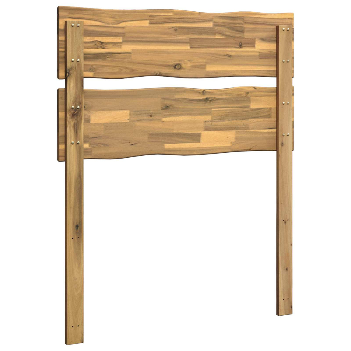 Uzglavlje s prirodnim rubom ROSTOCK Bijela 75 cm