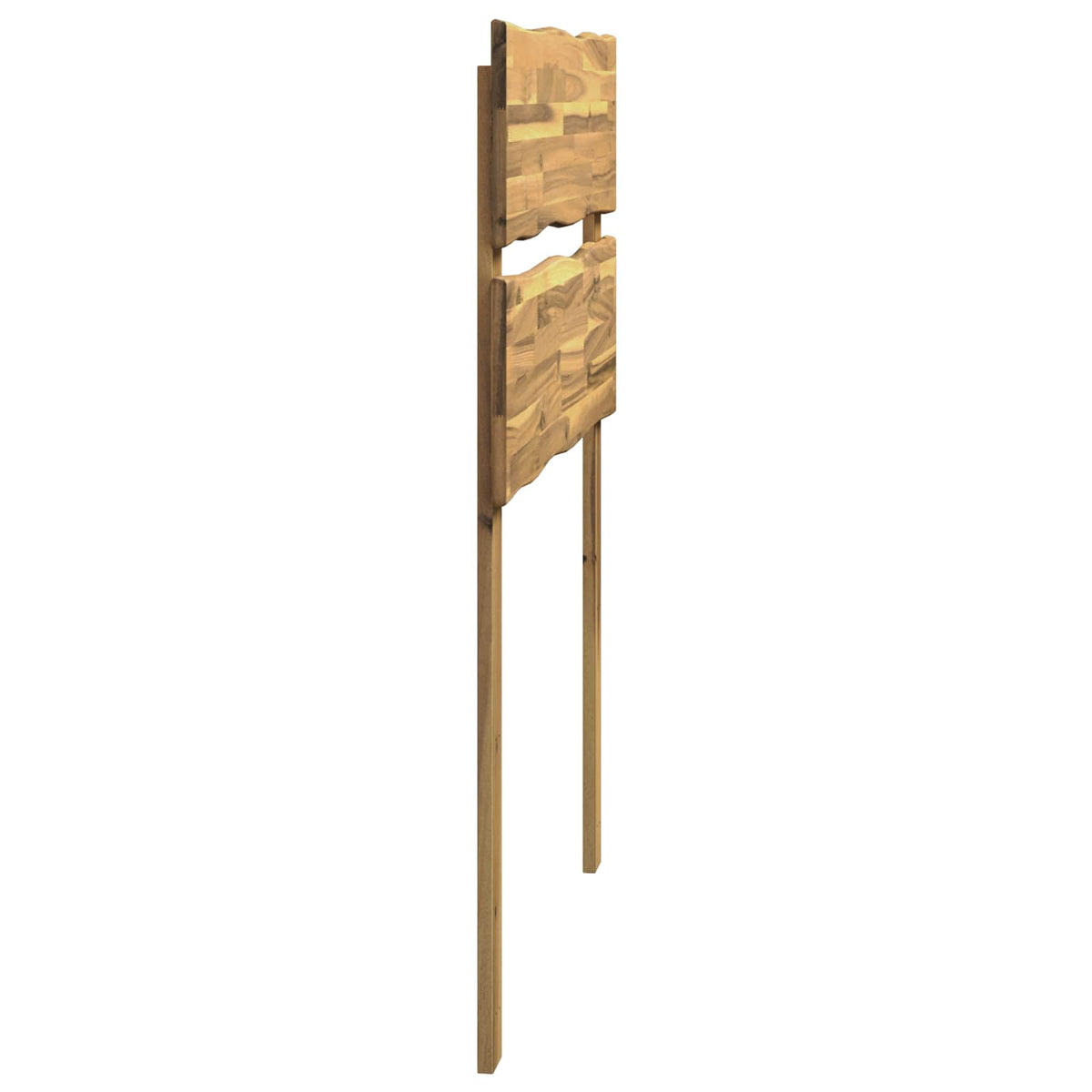 Uzglavlje s prirodnim rubom ROSTOCK Bijela 75 cm