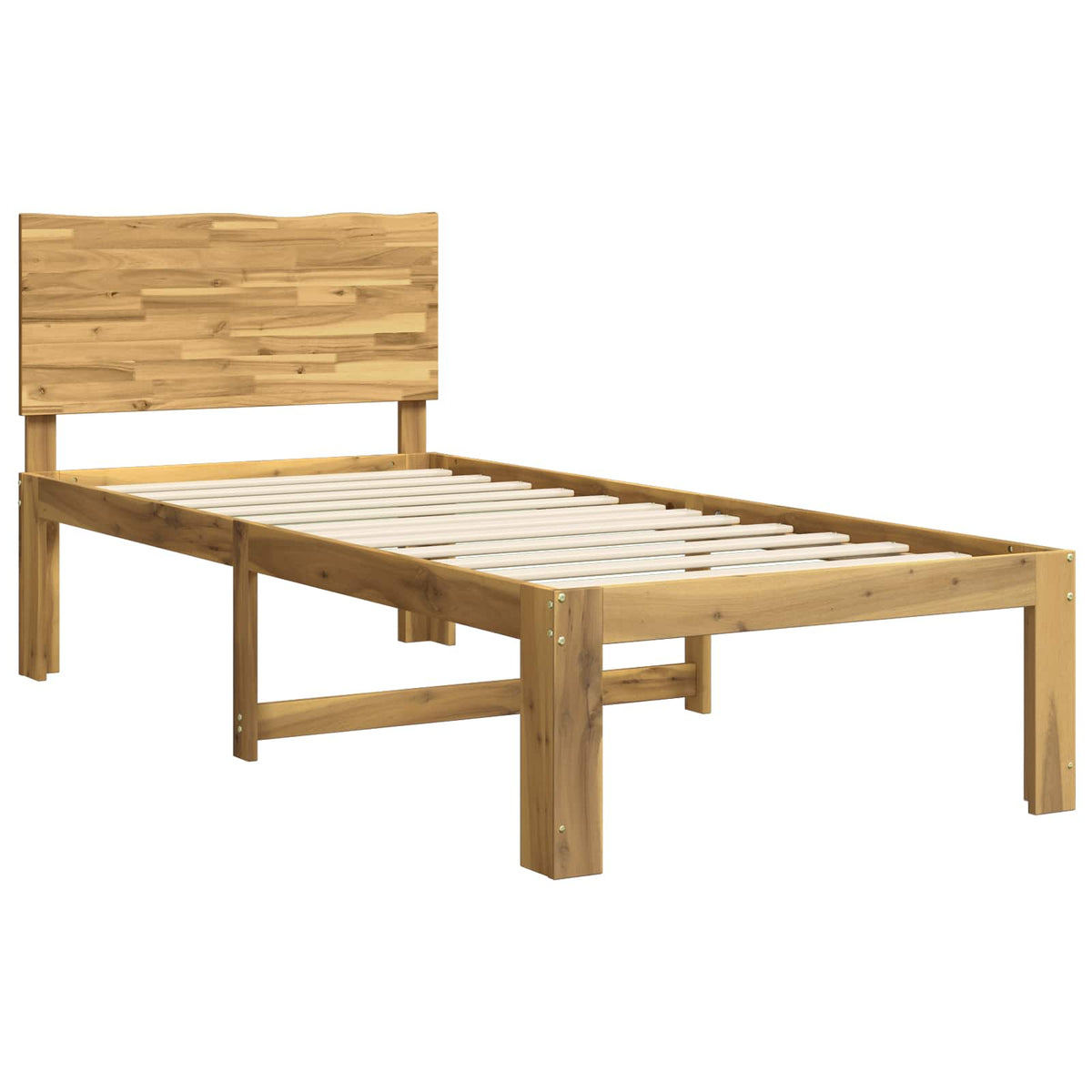 Krevet s uzglavljem ROSTOCK Bijela 75 x 190 cm