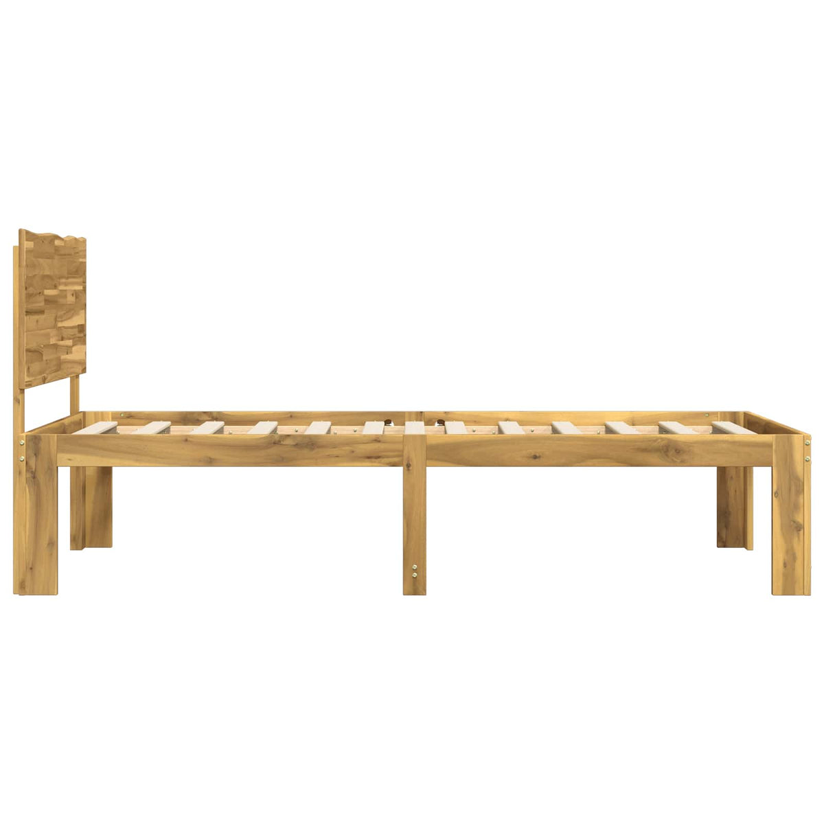 Krevet s uzglavljem ROSTOCK Bijela 75 x 190 cm