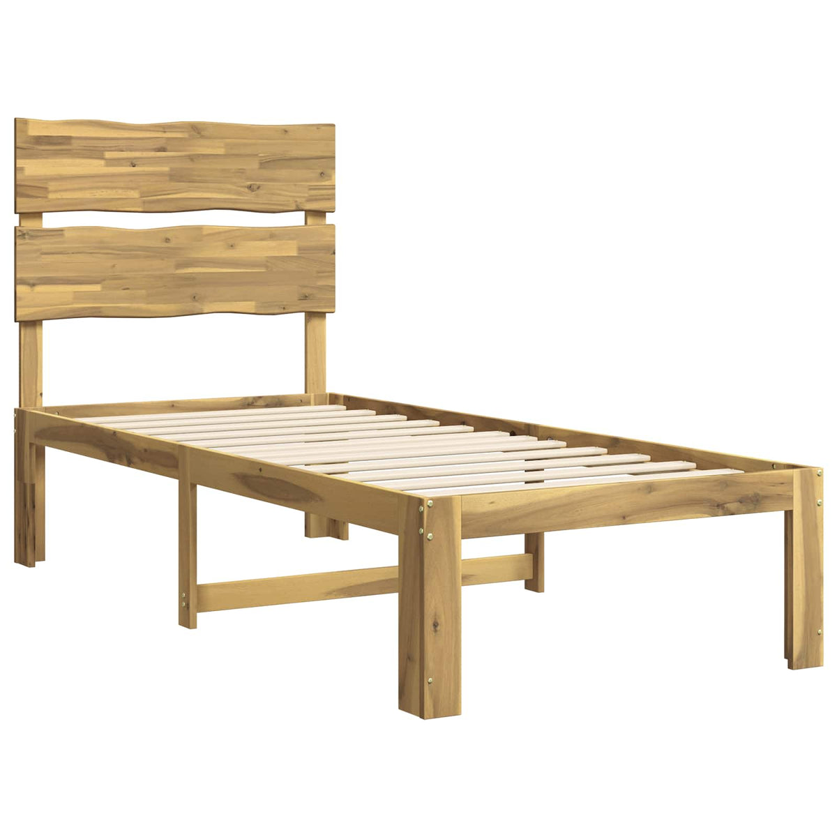 Krevet s uzglavljem ROSTOCK Bijela 75 x 190 cm