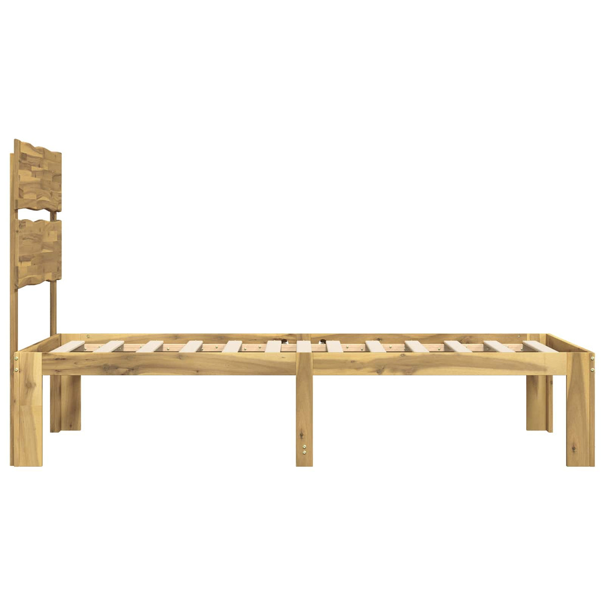 Krevet s uzglavljem ROSTOCK Bijela 75 x 190 cm