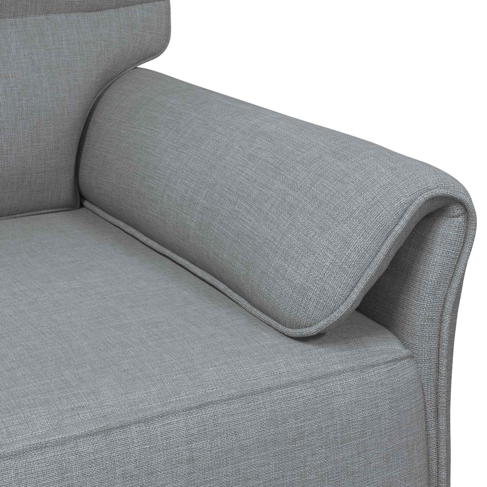 Sofa 100% poliester, metalna konstrukcija, MDF, Šperploča