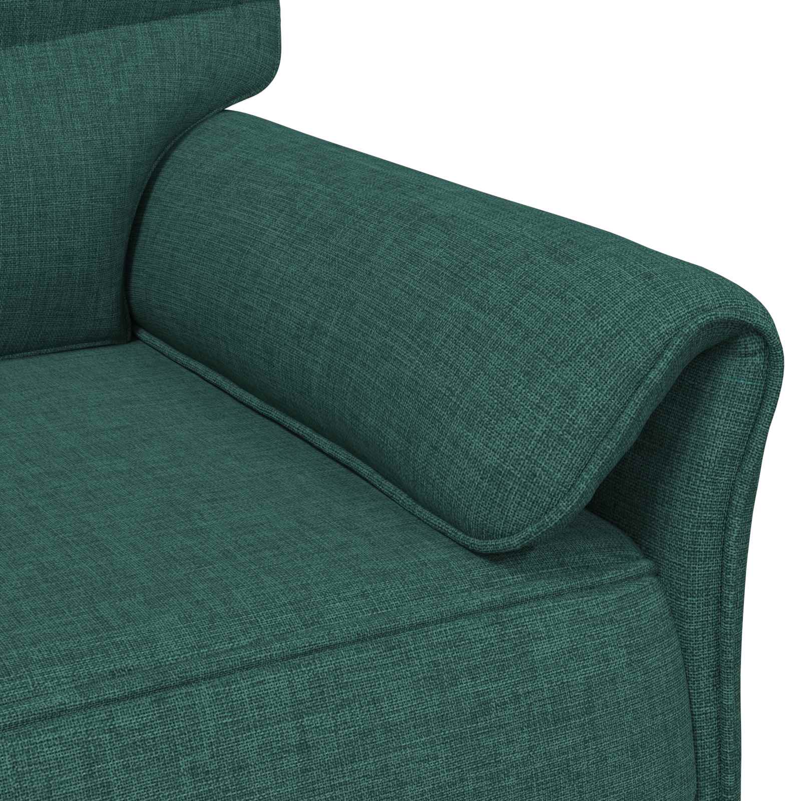 Sofa 100% poliester, metalna konstrukcija, MDF, Šperploča
