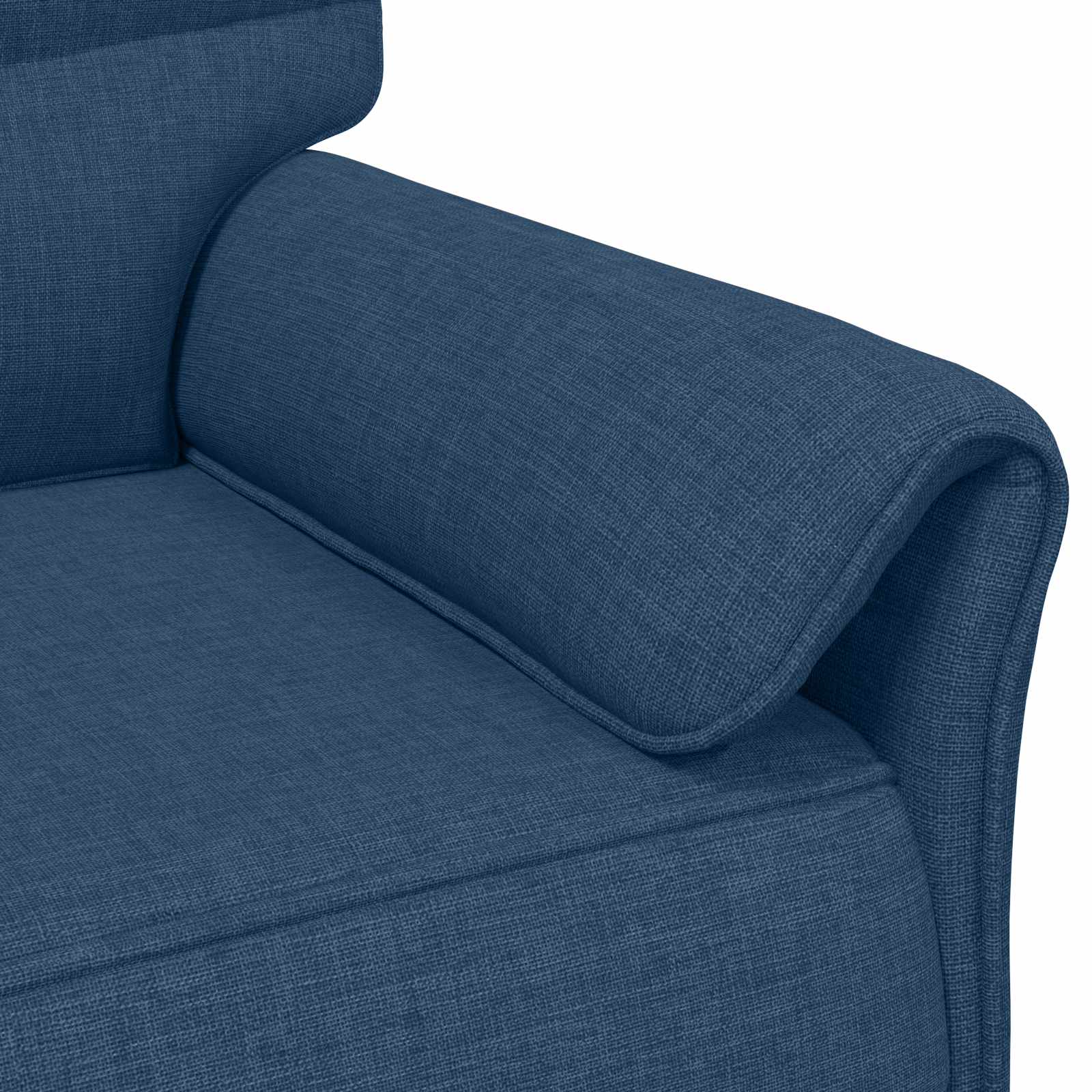 Sofa 100% poliester, metalna konstrukcija, MDF, Šperploča