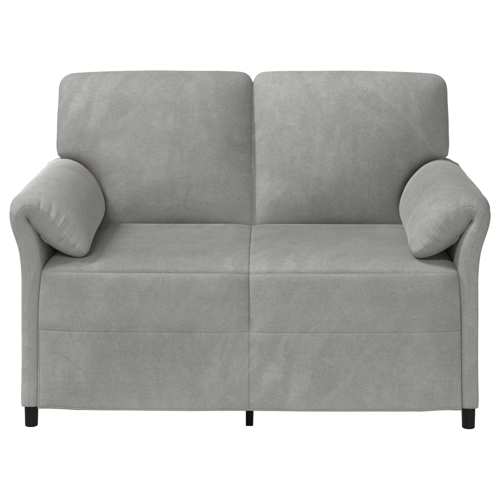 Sofa za dvije osobe Svjetlosiva 138 x 83 x 95 cm Baršun