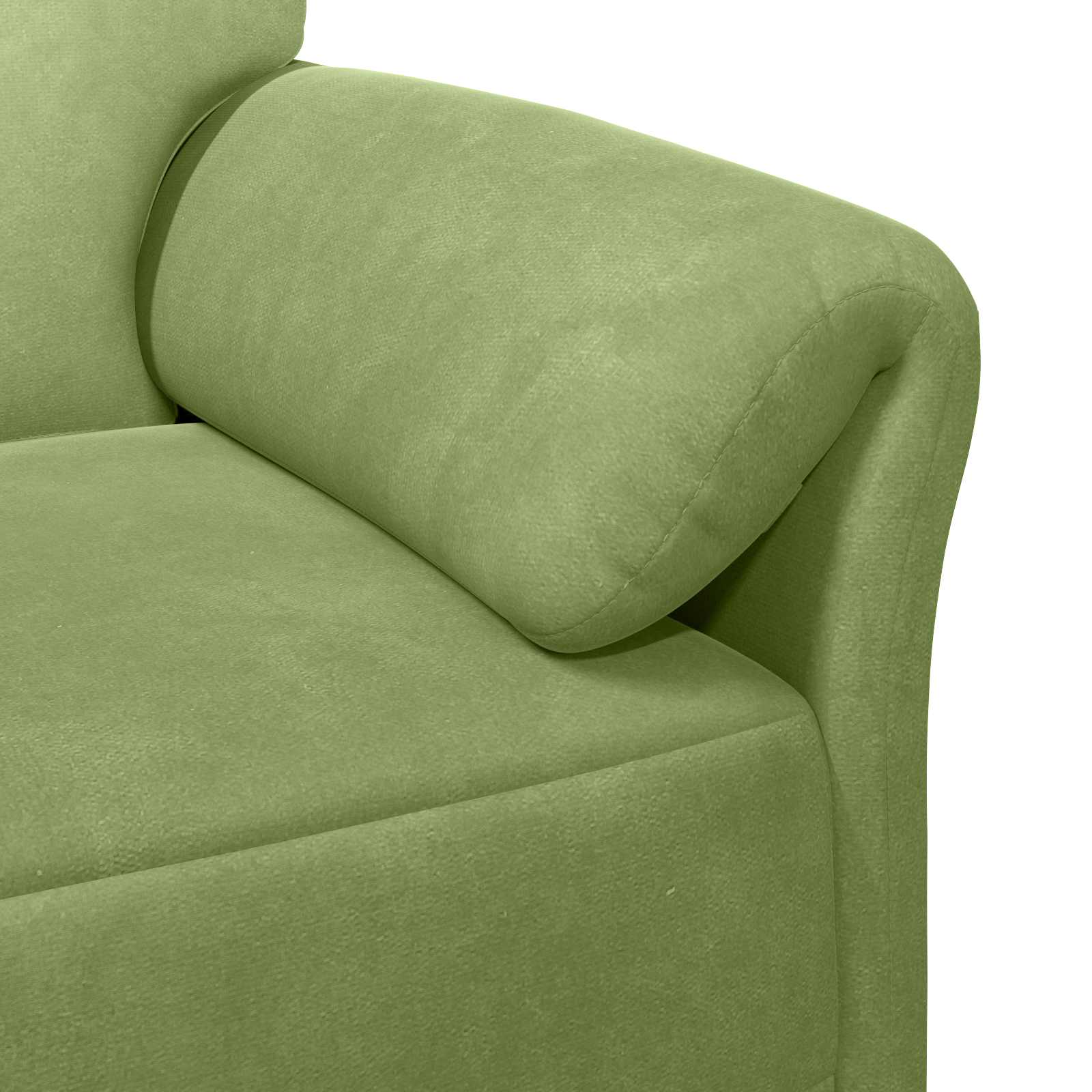 Sofa za dvije osobe Svijetlo zelena 138 x 83 x 95 cm Baršun