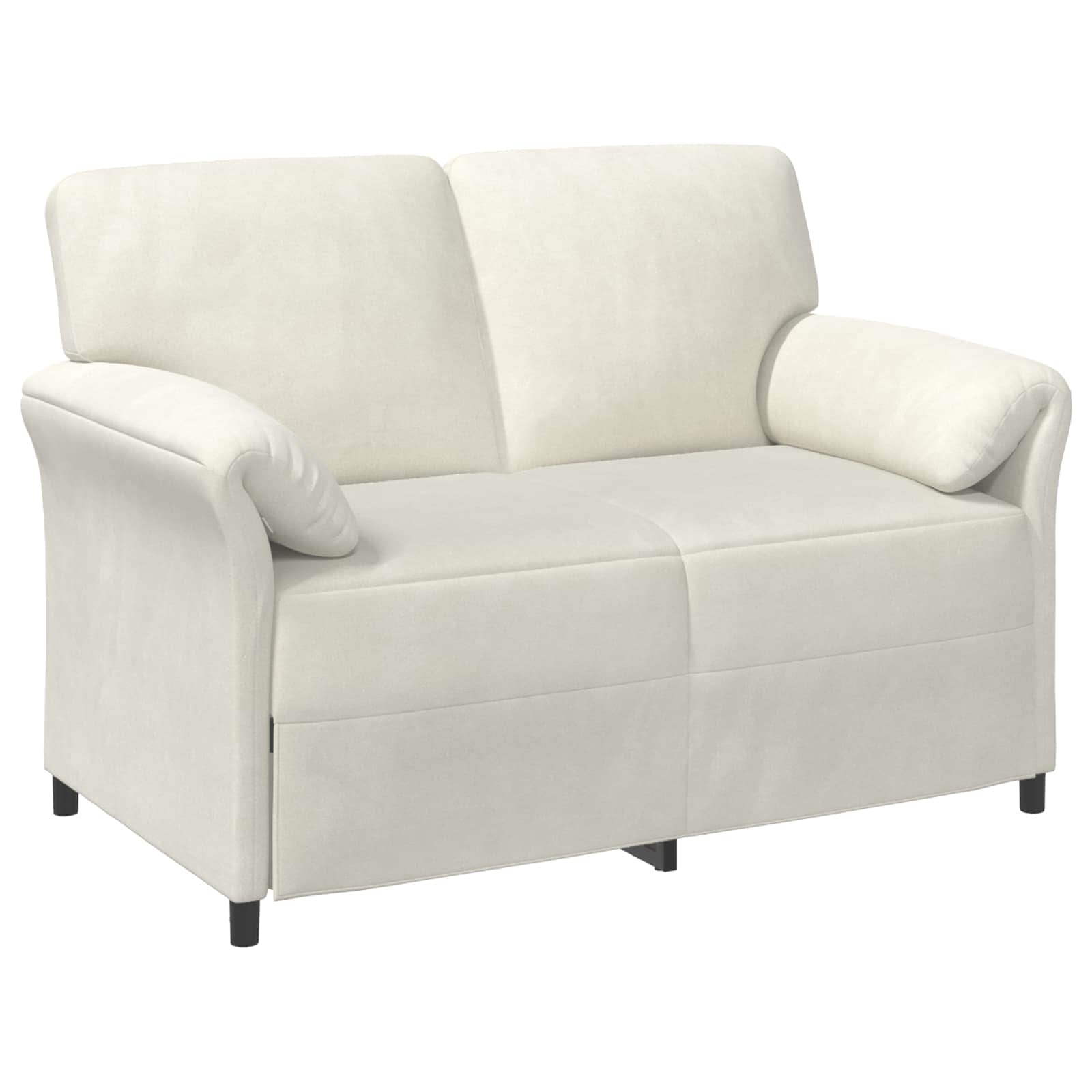 Sofa za dvije osobe Krem 138 x 83 x 95 cm Baršun