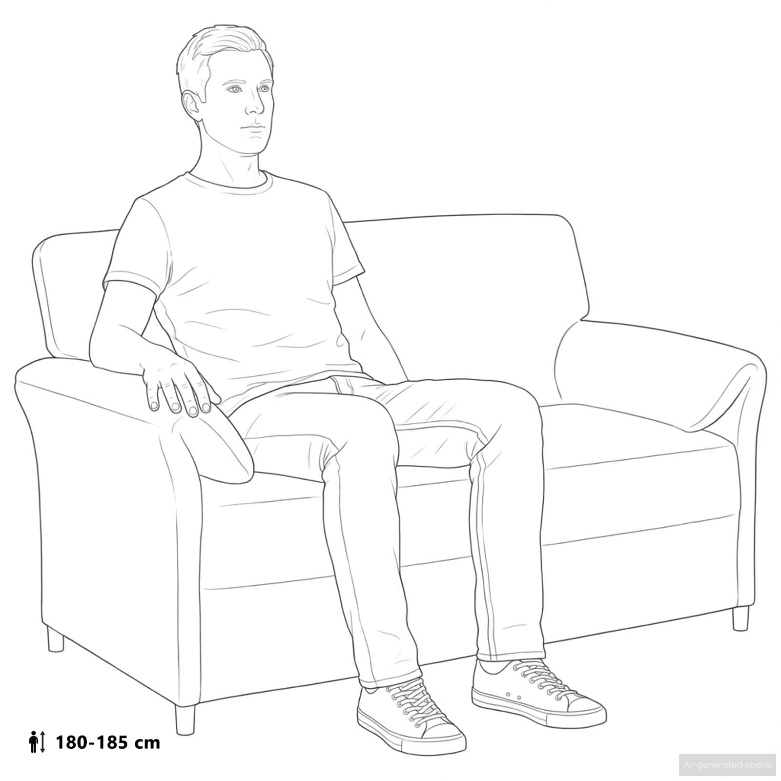Sofa za dvije osobe Morska zelena 138 x 83 x 95 cm Baršun
