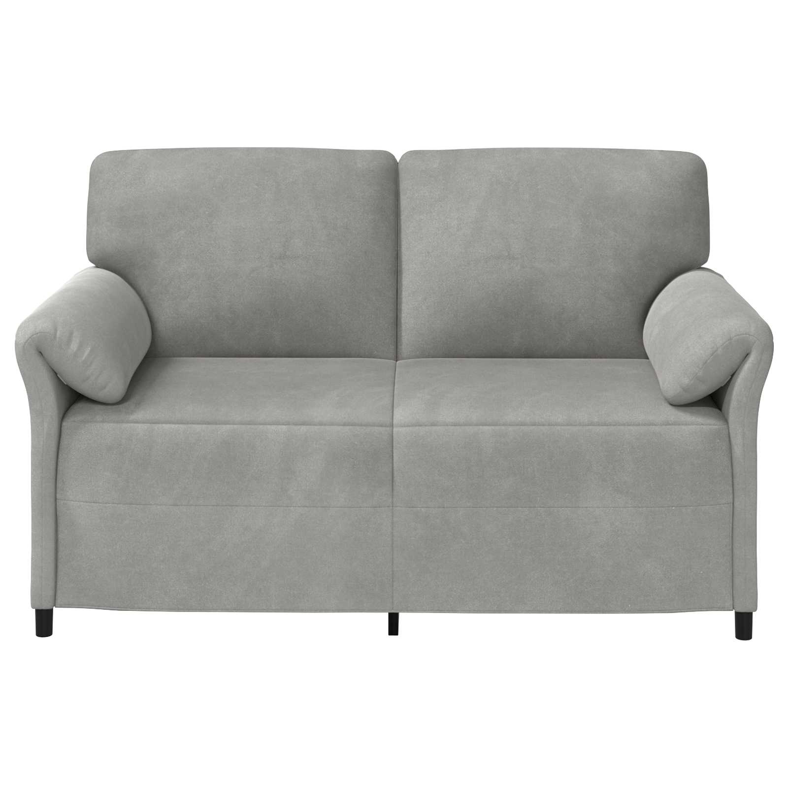 Sofa za dvije osobe Svjetlosiva 158 x 83 x 95 cm Baršun