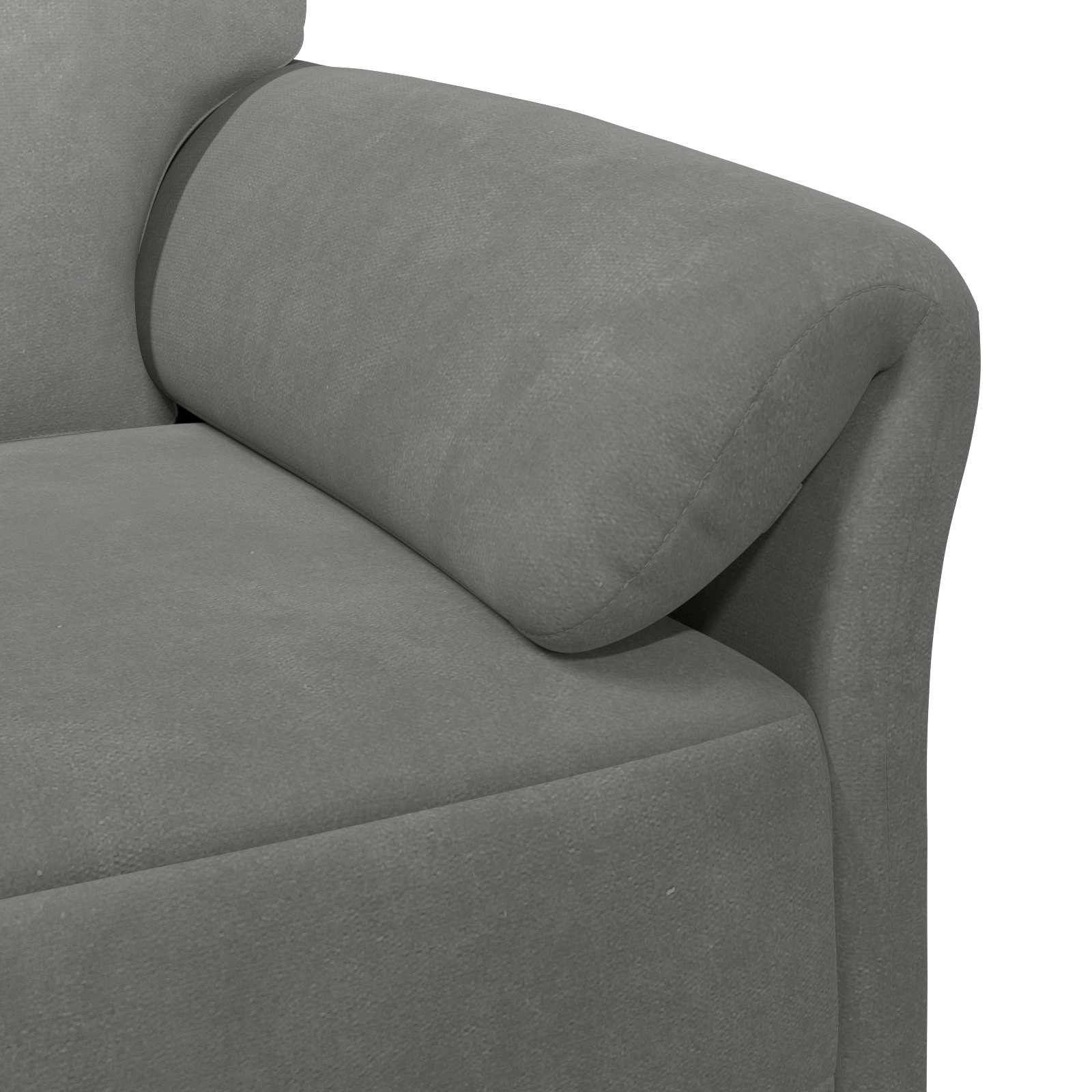 Sofa za dvije osobe Tamnosiva 158 x 83 x 95 cm Baršun