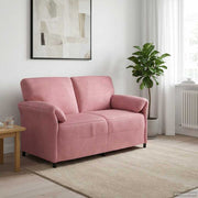 Sofa za dvije osobe Ružičasta 158 x 83 x 95 cm Baršun