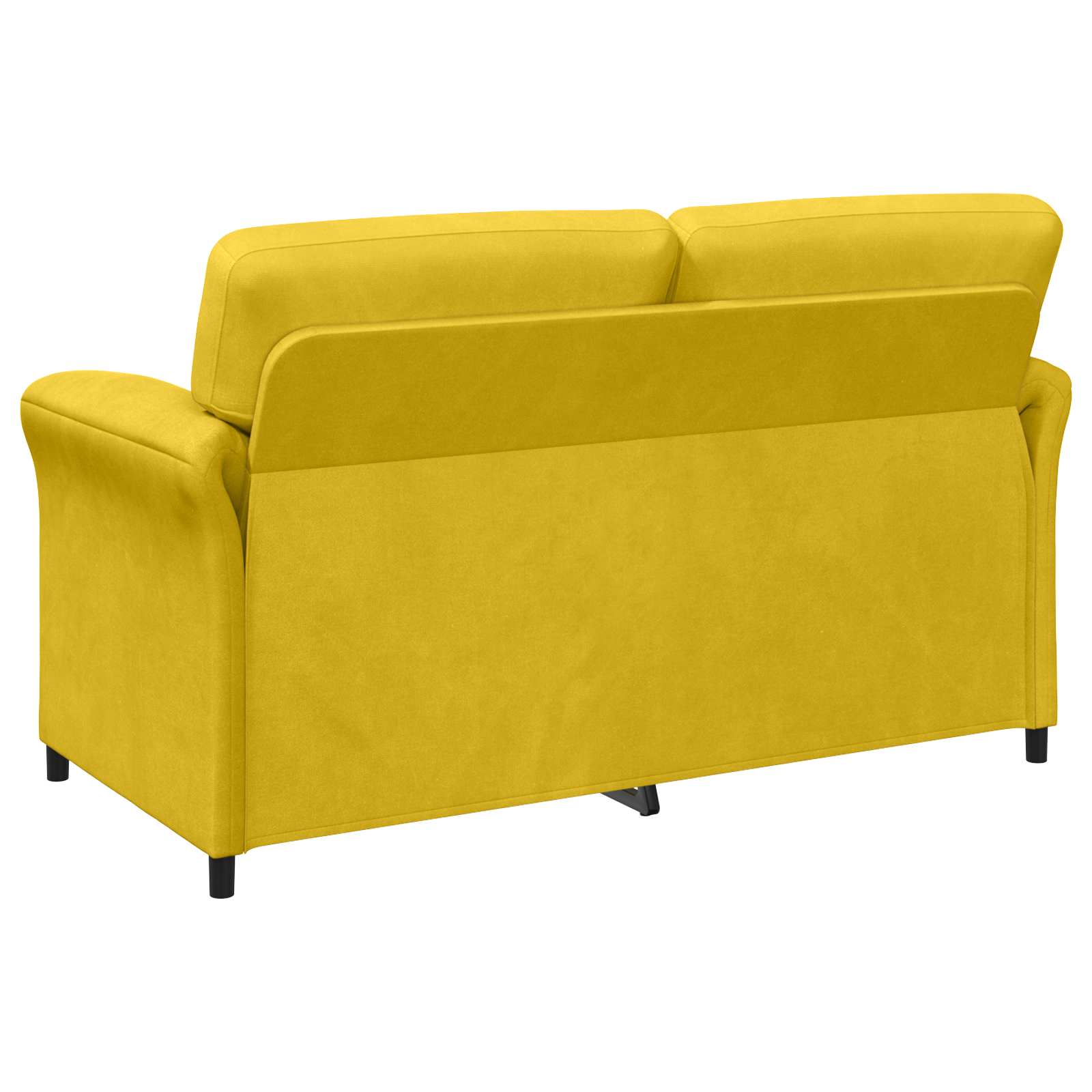 Sofa za dvije osobe Žuta 158 x 83 x 95 cm Baršun