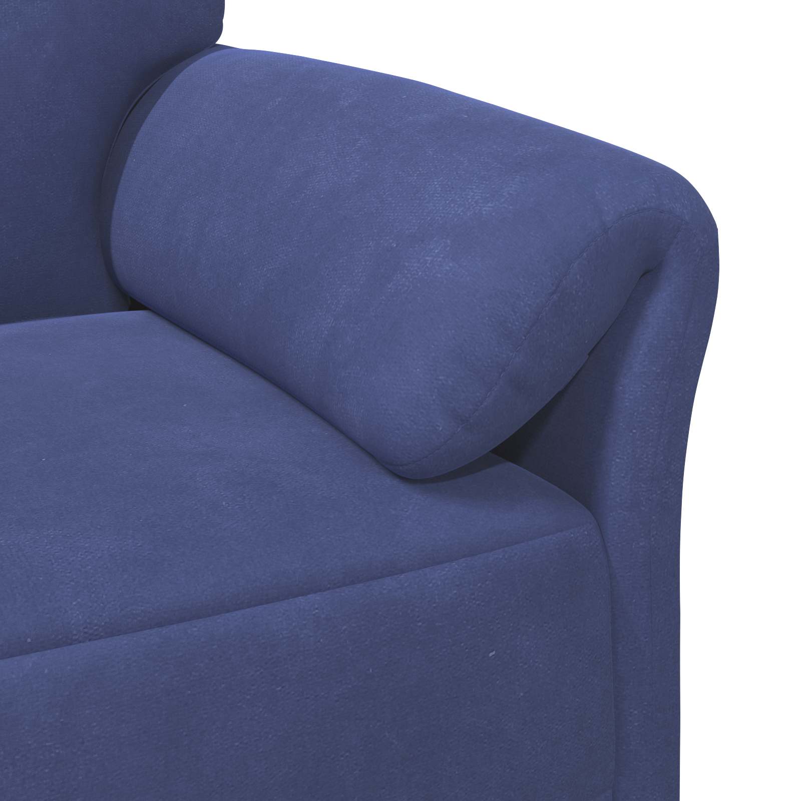 Sofa za dvije osobe Policijska plava 158 x 83 x 95 cm Baršun