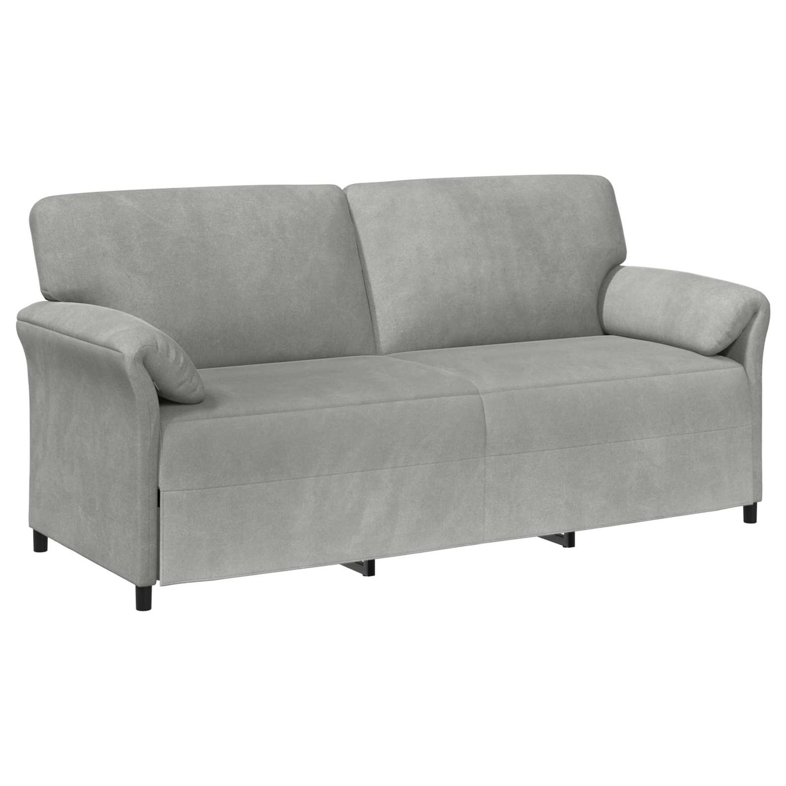 Sofa za 3 osobe Svjetlosiva 198 x 83 x 95 cm Baršun