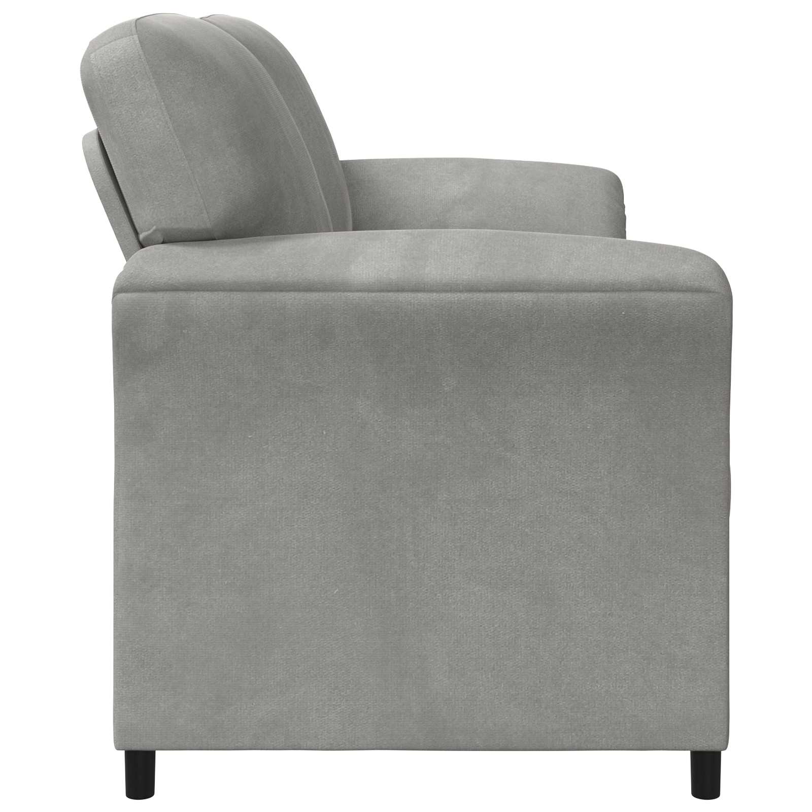 Sofa za 3 osobe Svjetlosiva 198 x 83 x 95 cm Baršun