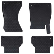 Auto tepih 4 pcs Crna Pogodno za Audi A4 B9 2015-2024 Guma