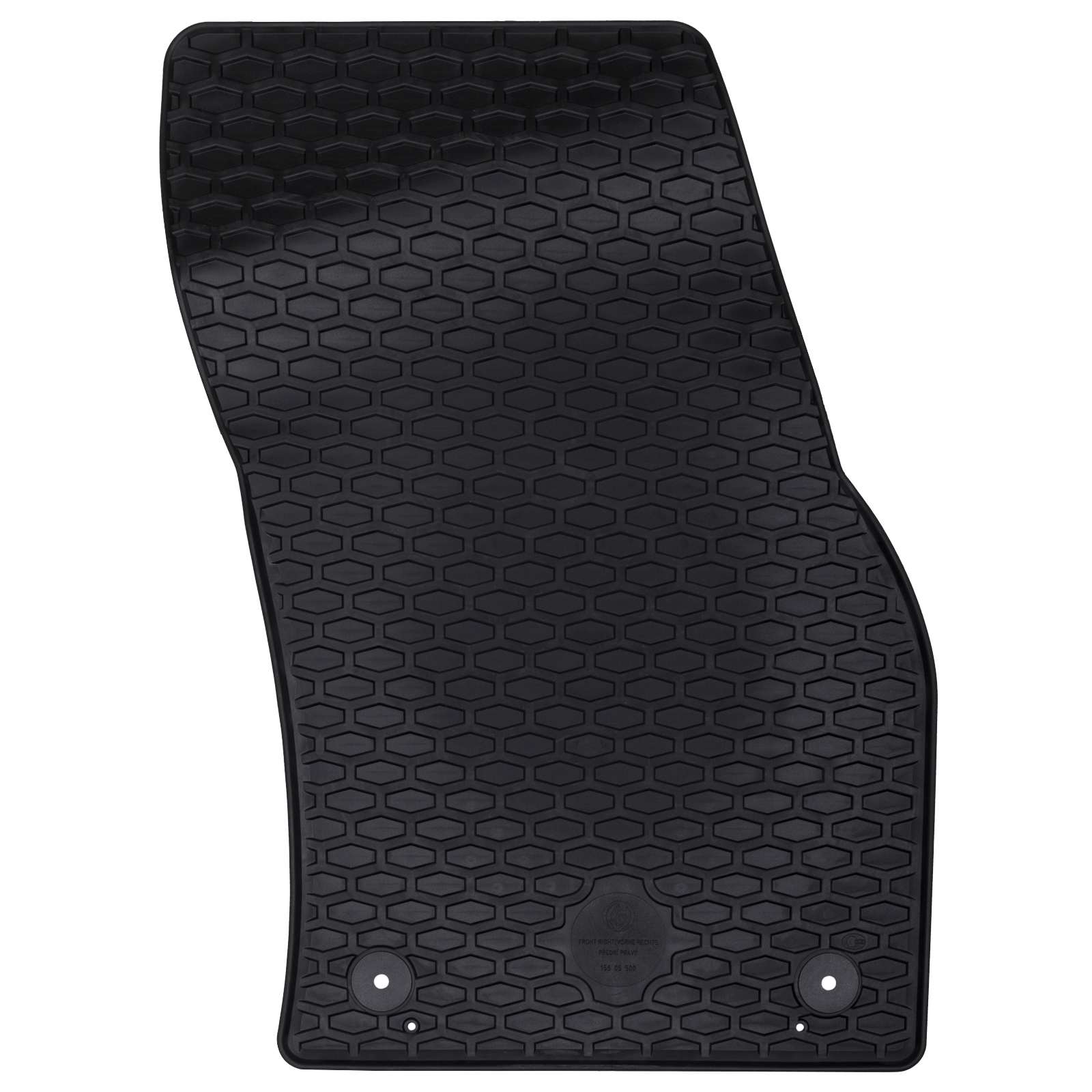 Auto tepih 2 pcs Crna prikladno za VW CADDY 2020- Guma