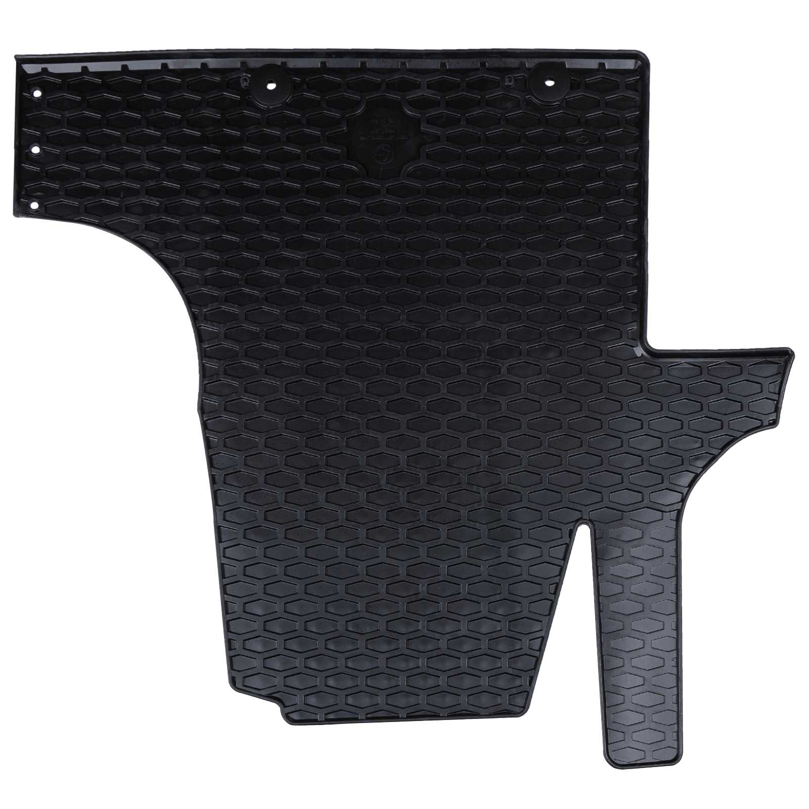 Auto tepih 3 pcs Crna prikladno za VW T5 2010-2015 Guma