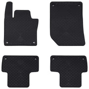 Auto tepih 4 pcs Crna prikladno za Volvo XC60 2018- Guma