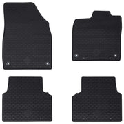 Auto tepih 4 pcs Crna prikladno za VW ID.3 2019- Guma