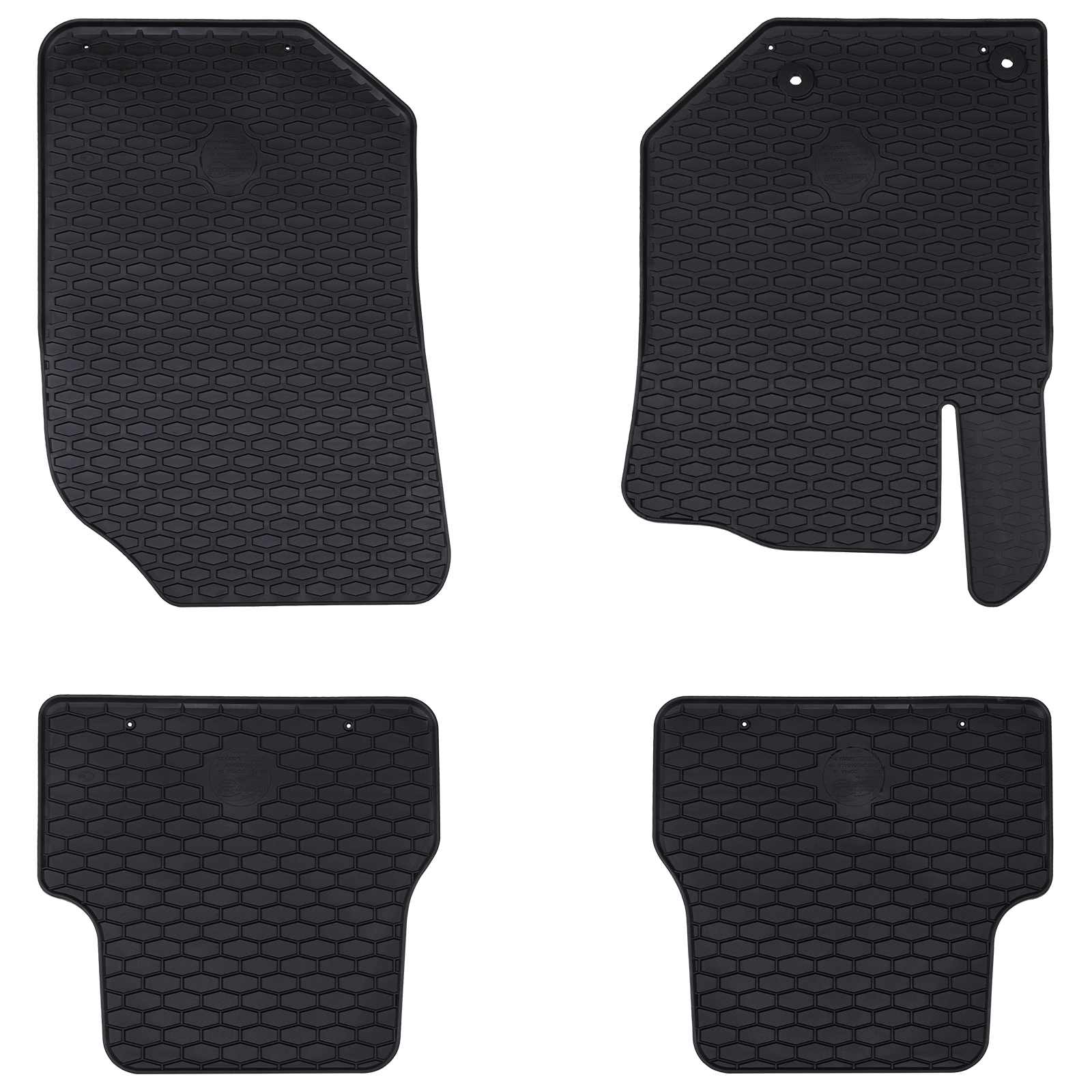 Auto tepih 4 pcs Crna prikladno za DS3 2019- Guma