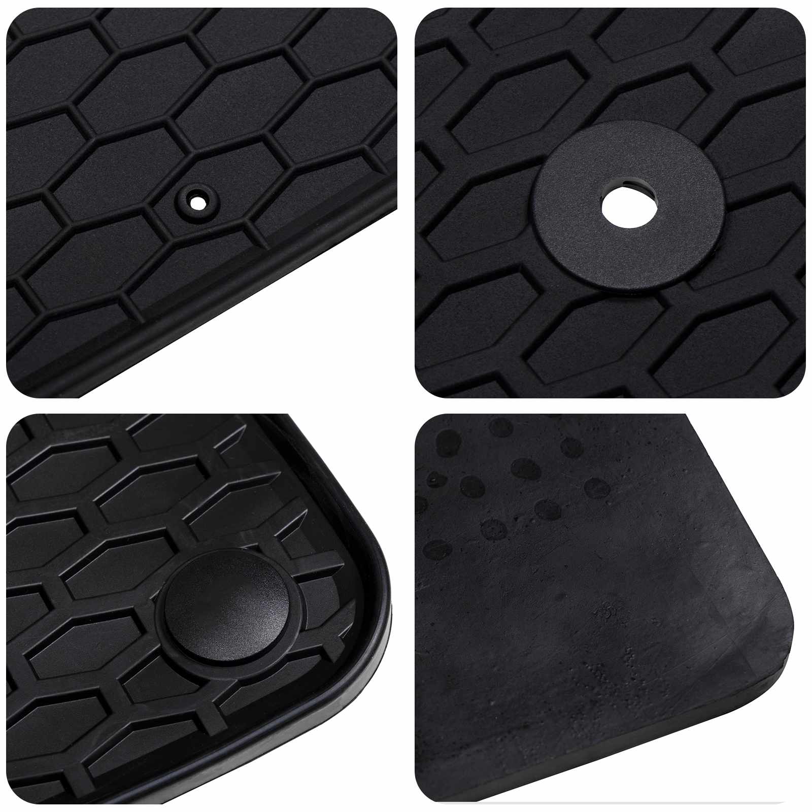 Auto tepih 4 pcs Crna prikladno za Ford Focus 2018- 4D Aft.
