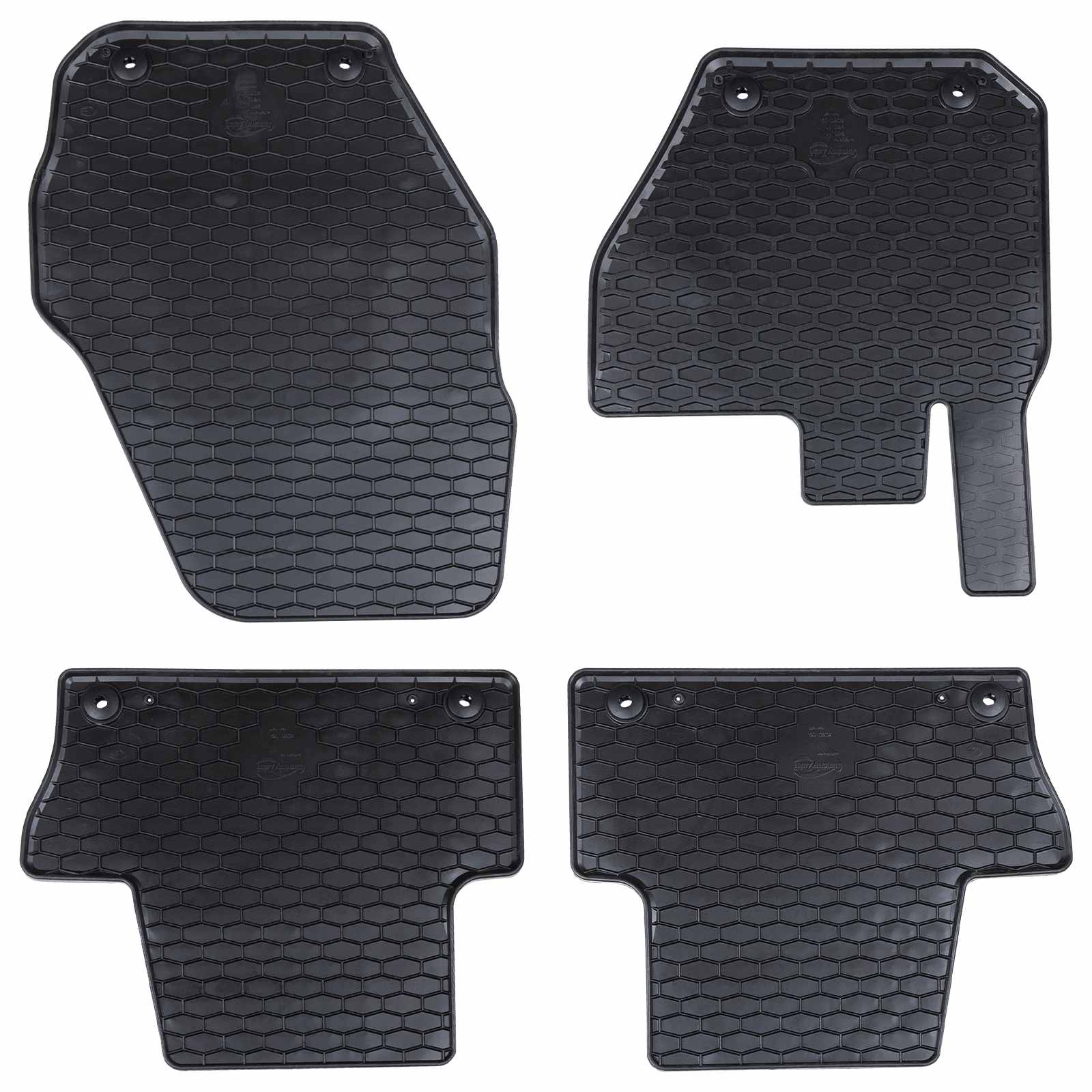 Auto tepih 4 pcs Crna prikladno za VOLVO XC60 2009-2017 Guma