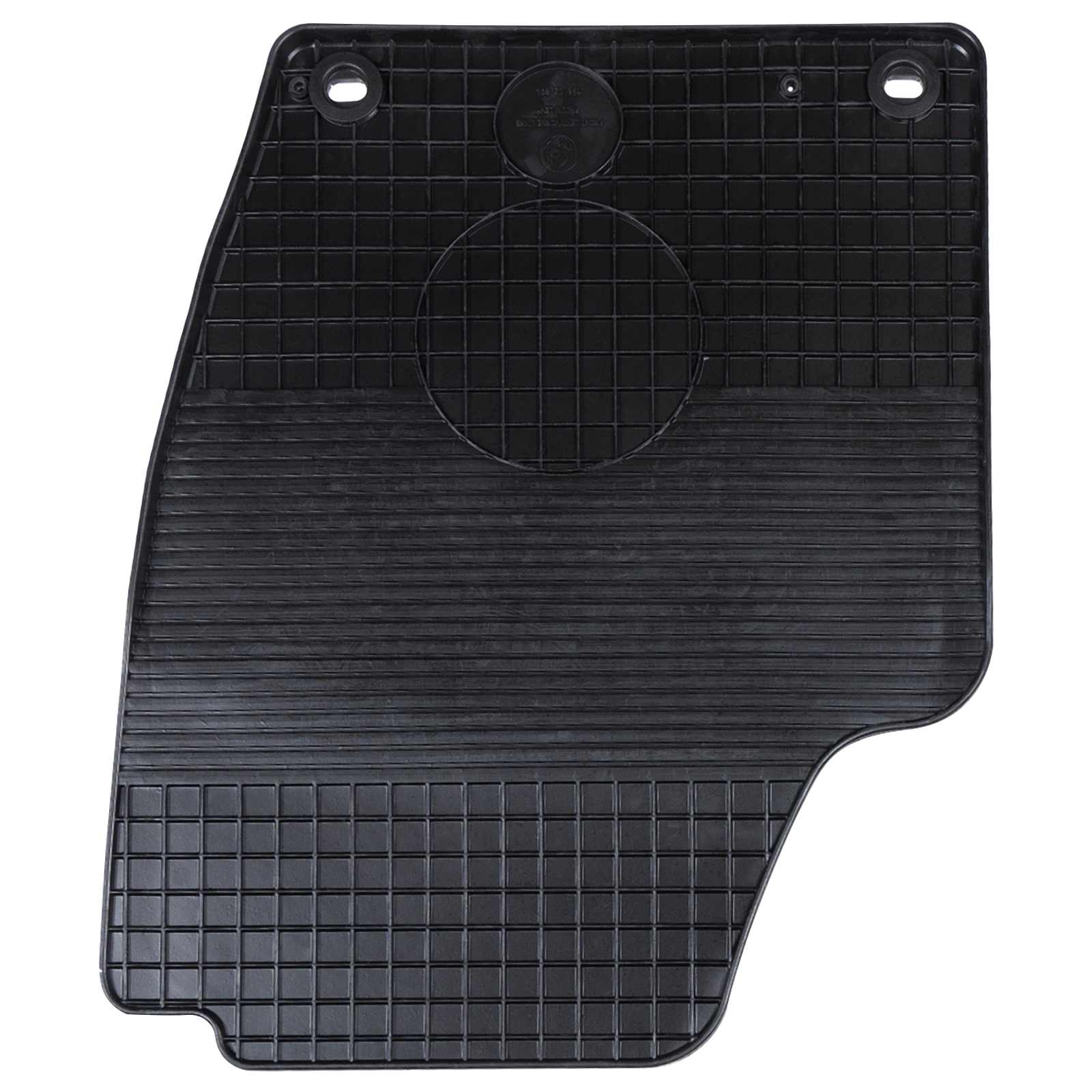 Auto tepih 4 pcs Crna prikladno za VW POLO 2001-2009 NS Guma