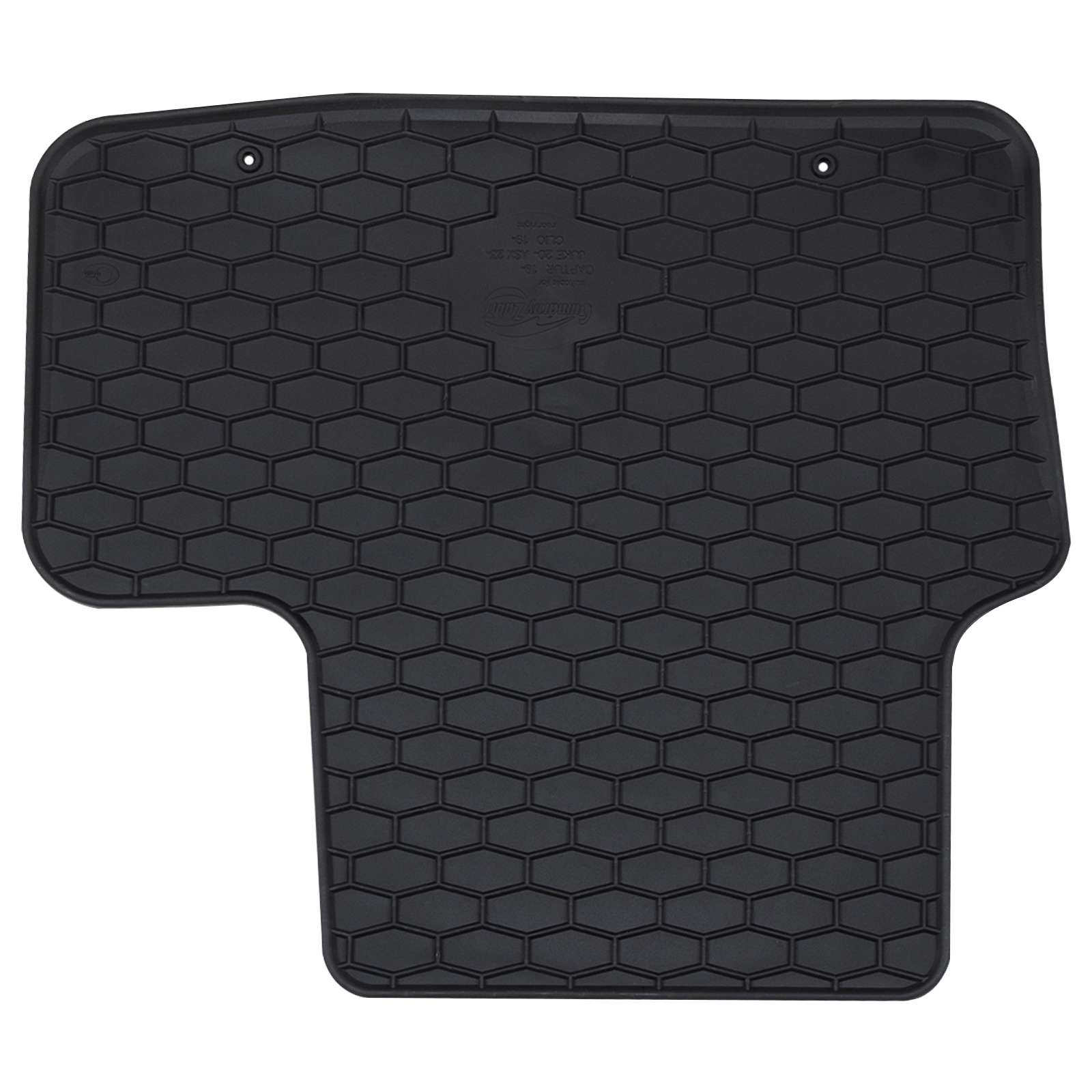 Auto tepih 4 pcs Crna prikladno za CAPTUR 2020- Guma