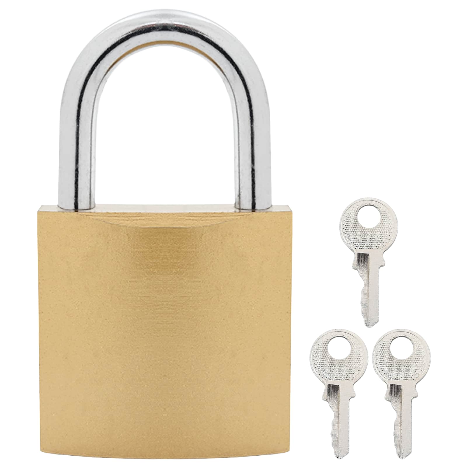 U zaključavanje s ključevima 100 pcs Mjed Željezo