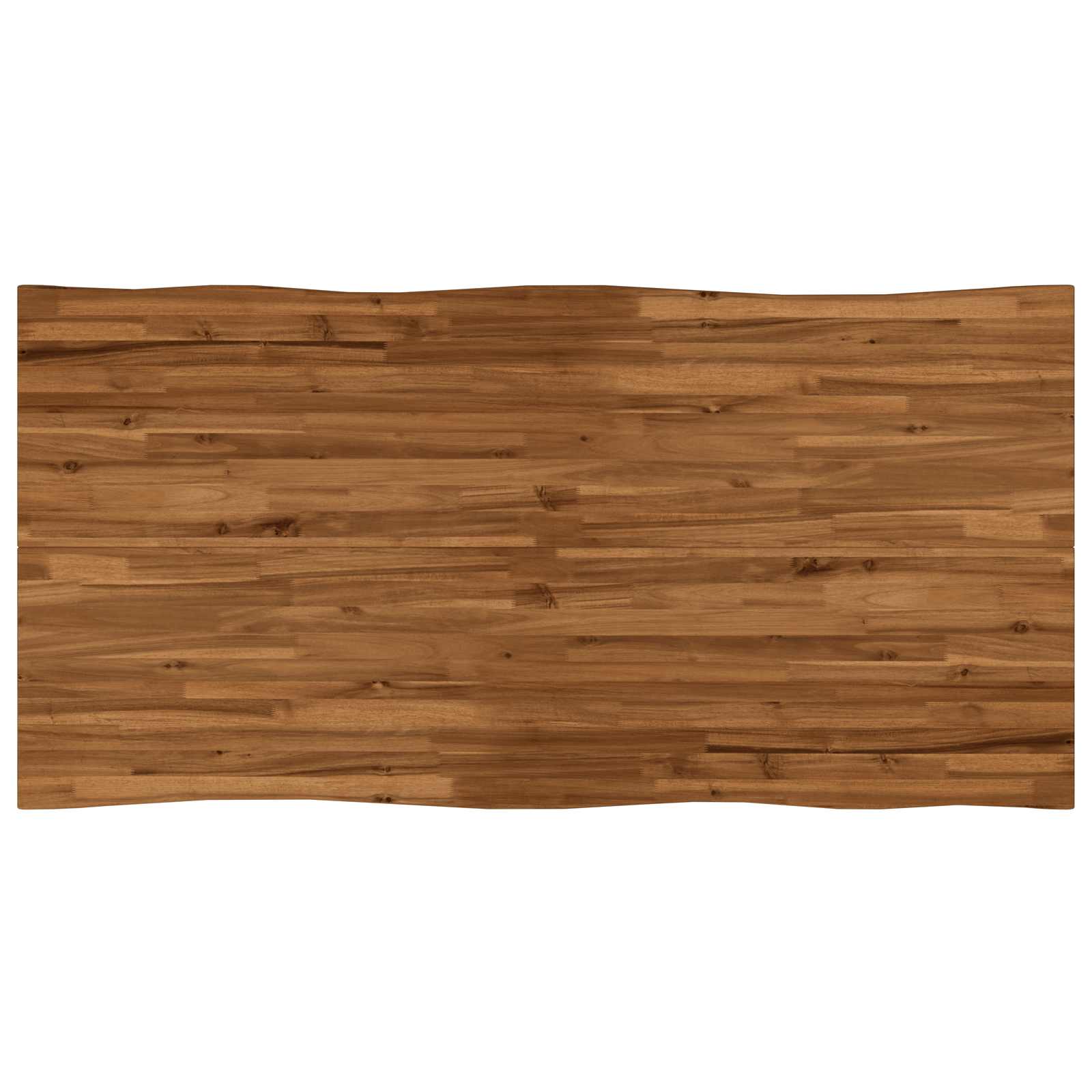 Stol za blagovanje s prirodnim rubom 160 x 80 x 75 cm Prirodna