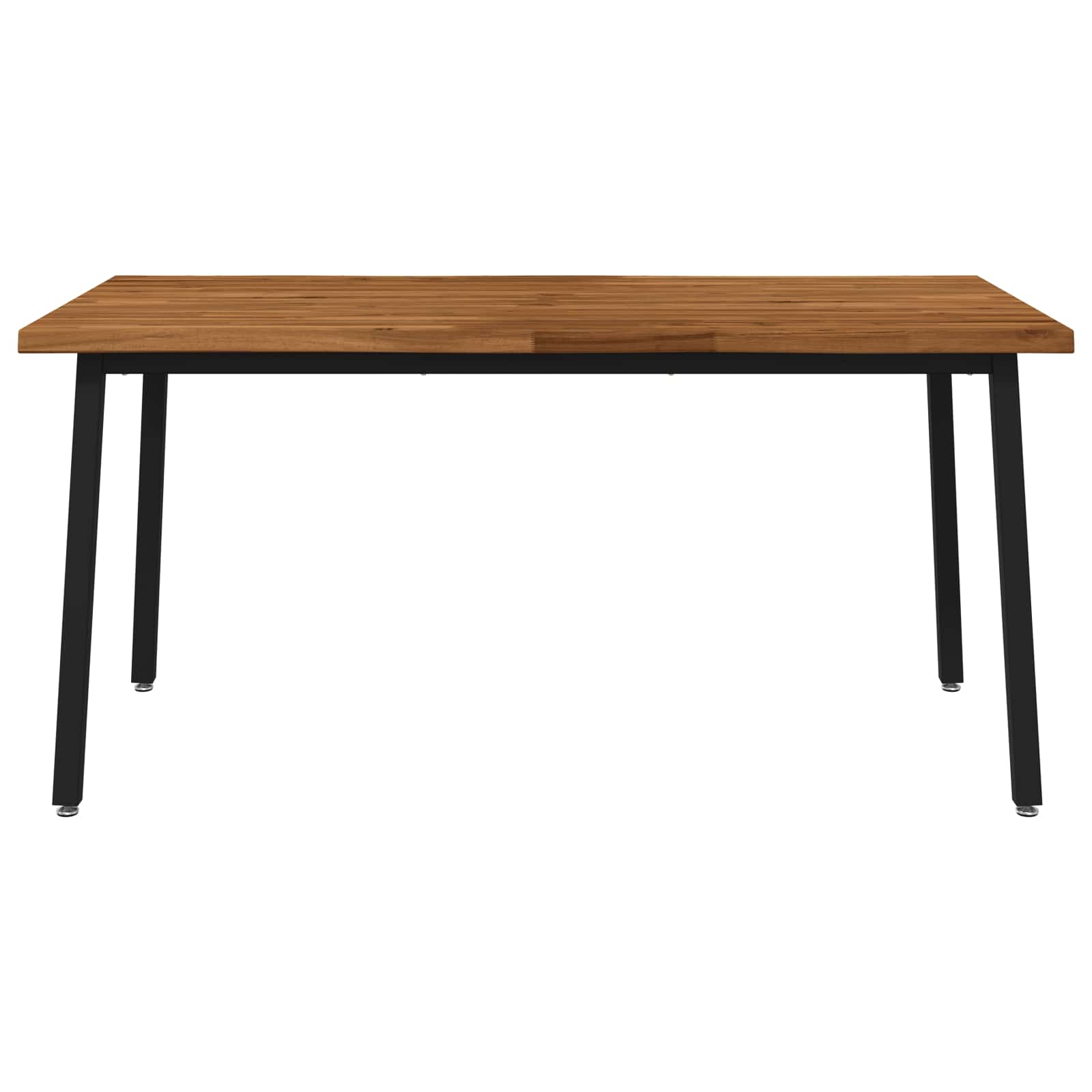 Stol za blagovanje s prirodnim rubom 140 x 90 x 75 cm Prirodna